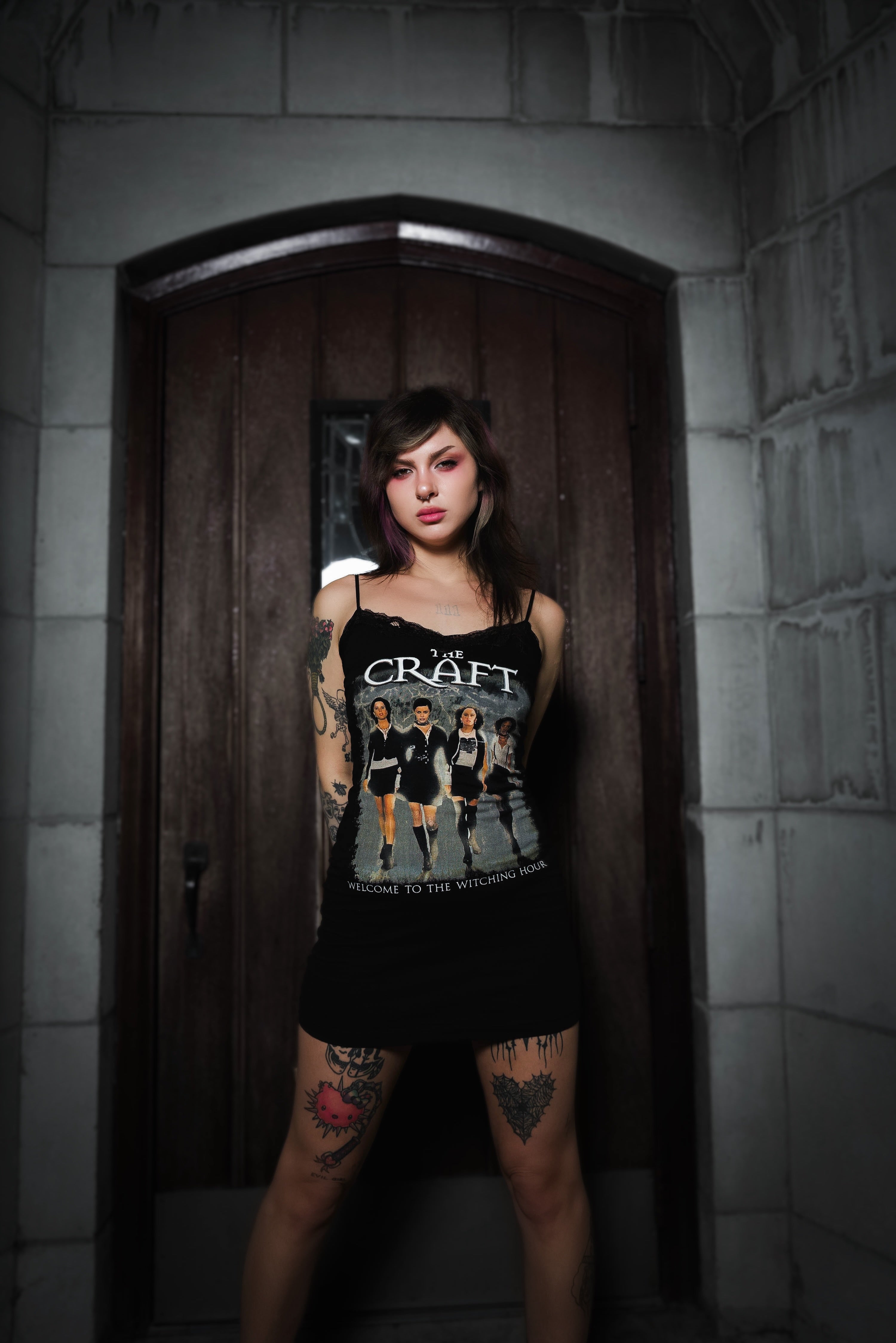 The Craft Lace Strap Dress (SHIPS FROM VERA'S EYECANDY, NOT AVAILABLE FOR PICKUP IN STORE) - Die With Your Boots On