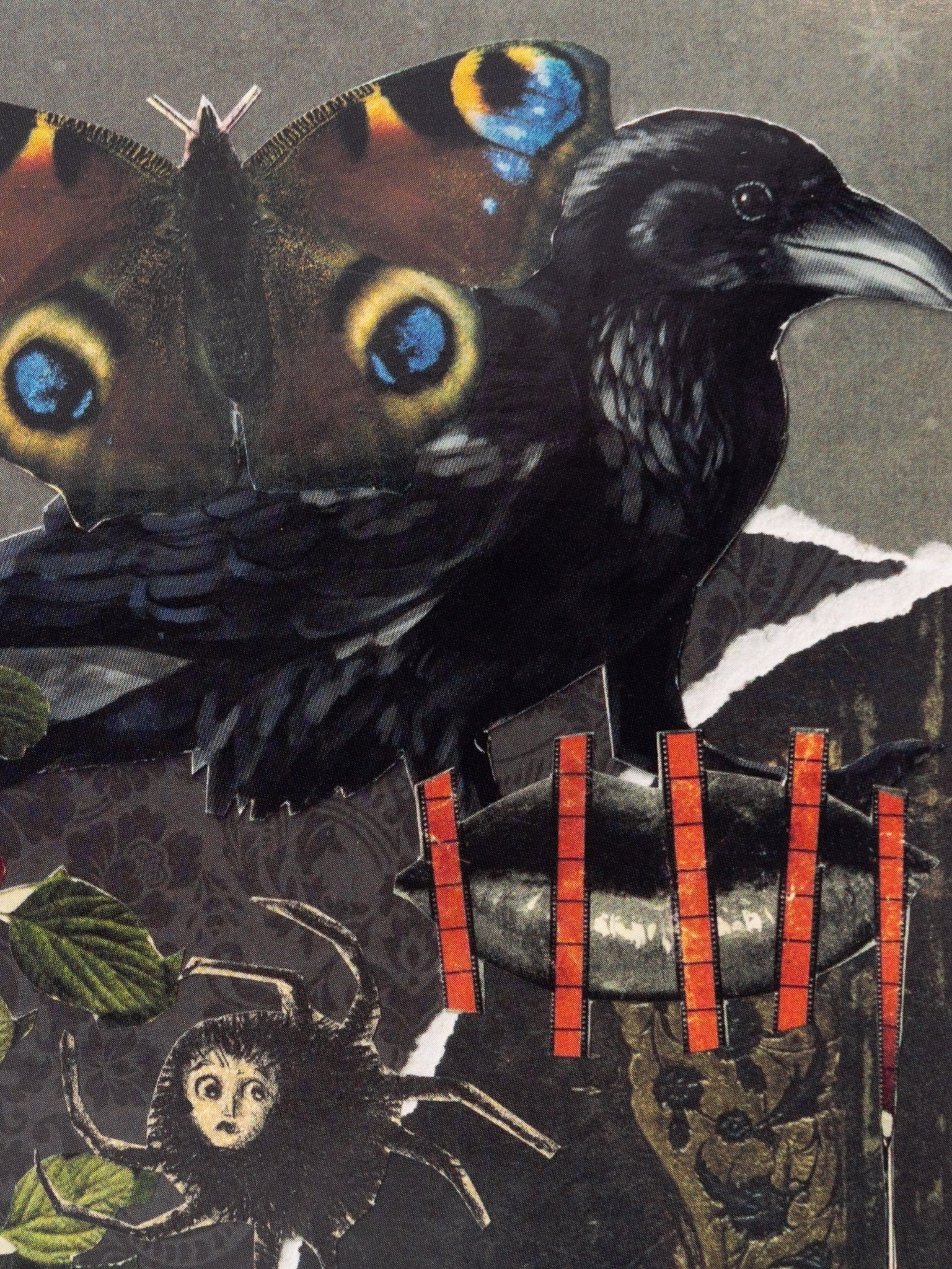 Gothic Night Collage Print 5x7" - Die With Your Boots On