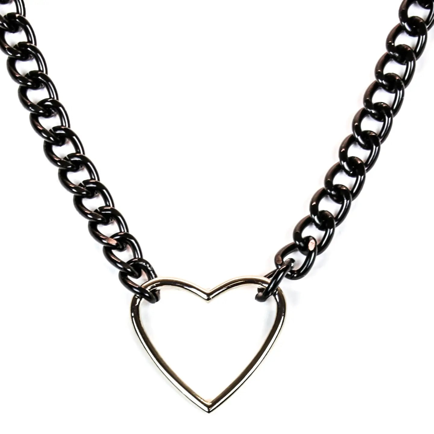Heart Chain Necklace - Die With Your Boots On