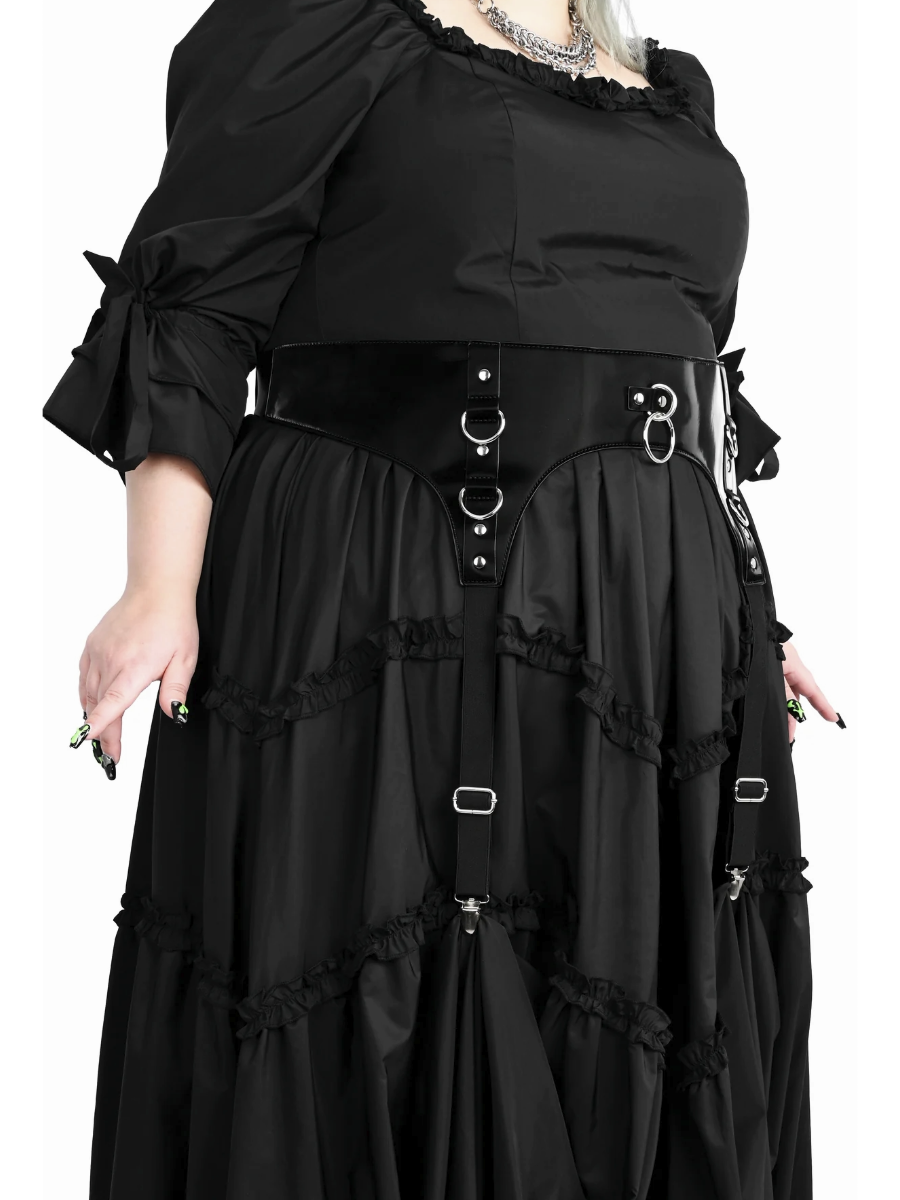 Liquid Velvet Garter Belt FOXBLOOD | Die With Your Boots On Liquid Velvet Garter Belt FOXBLOOD | Die With Your Boots On