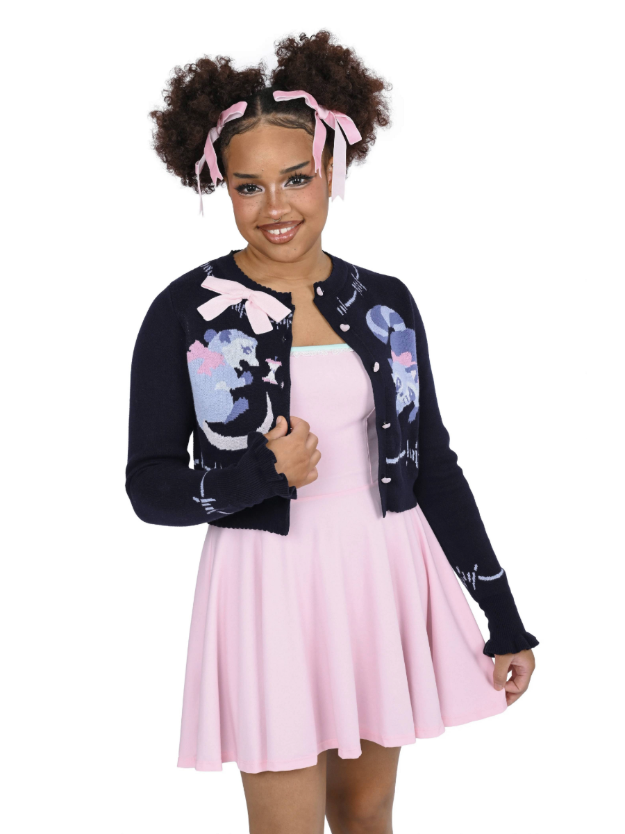 Trash Parade Cropped Cardigan MY VIOLET | Die With Your Boots On