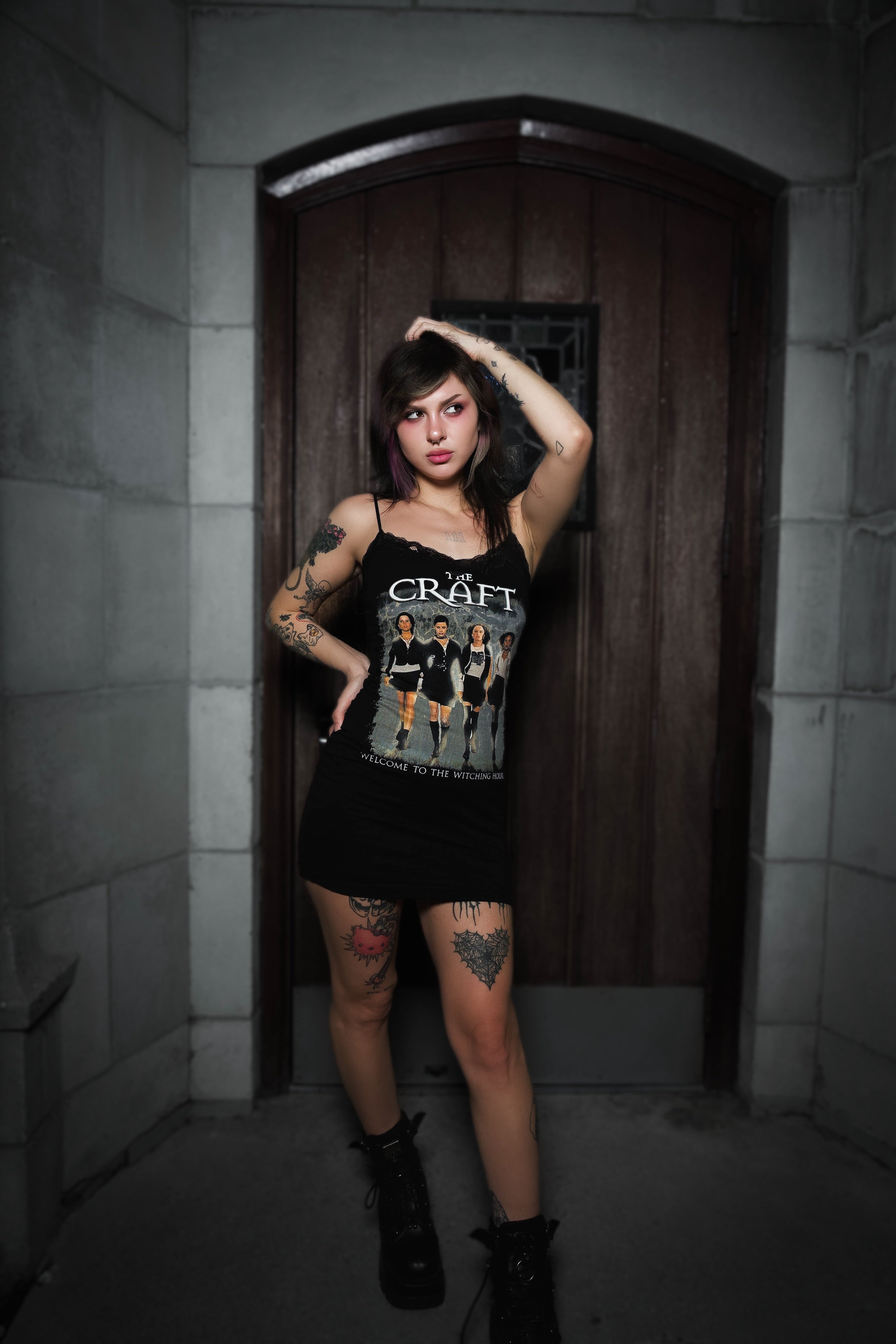 The Craft Lace Strap Dress (SHIPS FROM VERA'S EYECANDY, NOT AVAILABLE FOR PICKUP IN STORE) - Die With Your Boots On