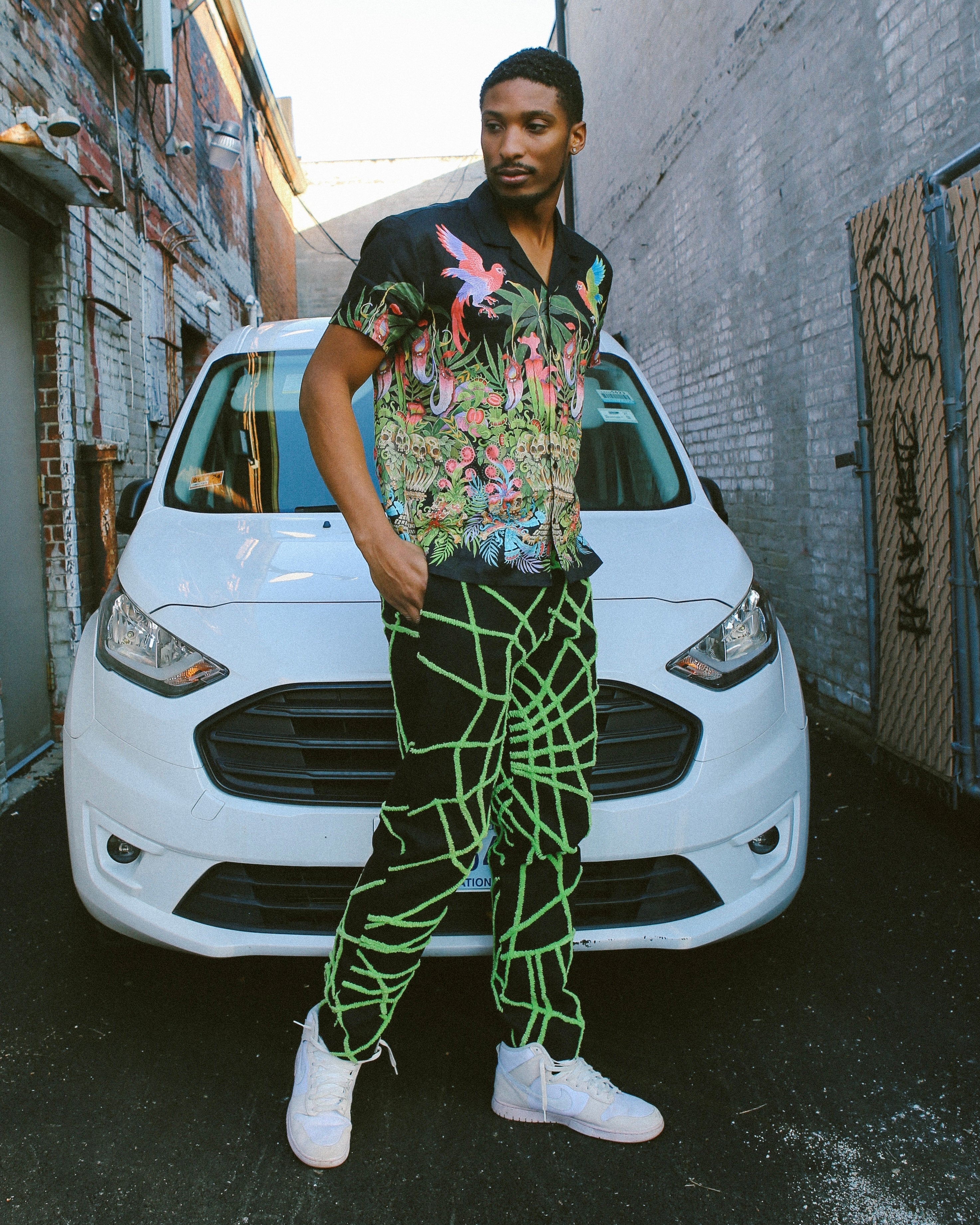 Green Web Jean (SHIPS FROM PRETTY SNAKE, NOT AVAILABLE FOR PICKUP IN STORE) - Die With Your Boots On