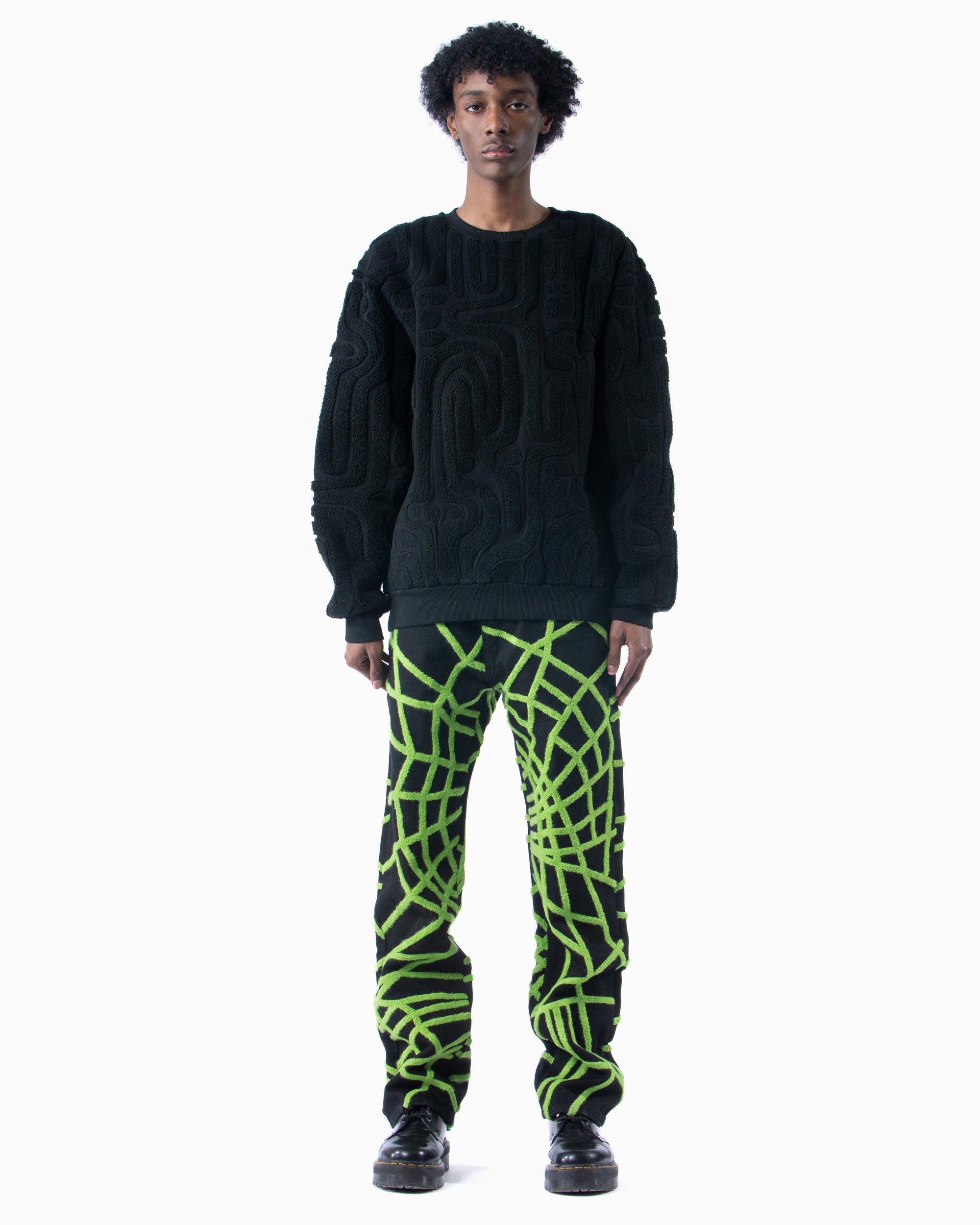 Green Web Jean (SHIPS FROM PRETTY SNAKE, NOT AVAILABLE FOR PICKUP IN STORE) - Die With Your Boots On