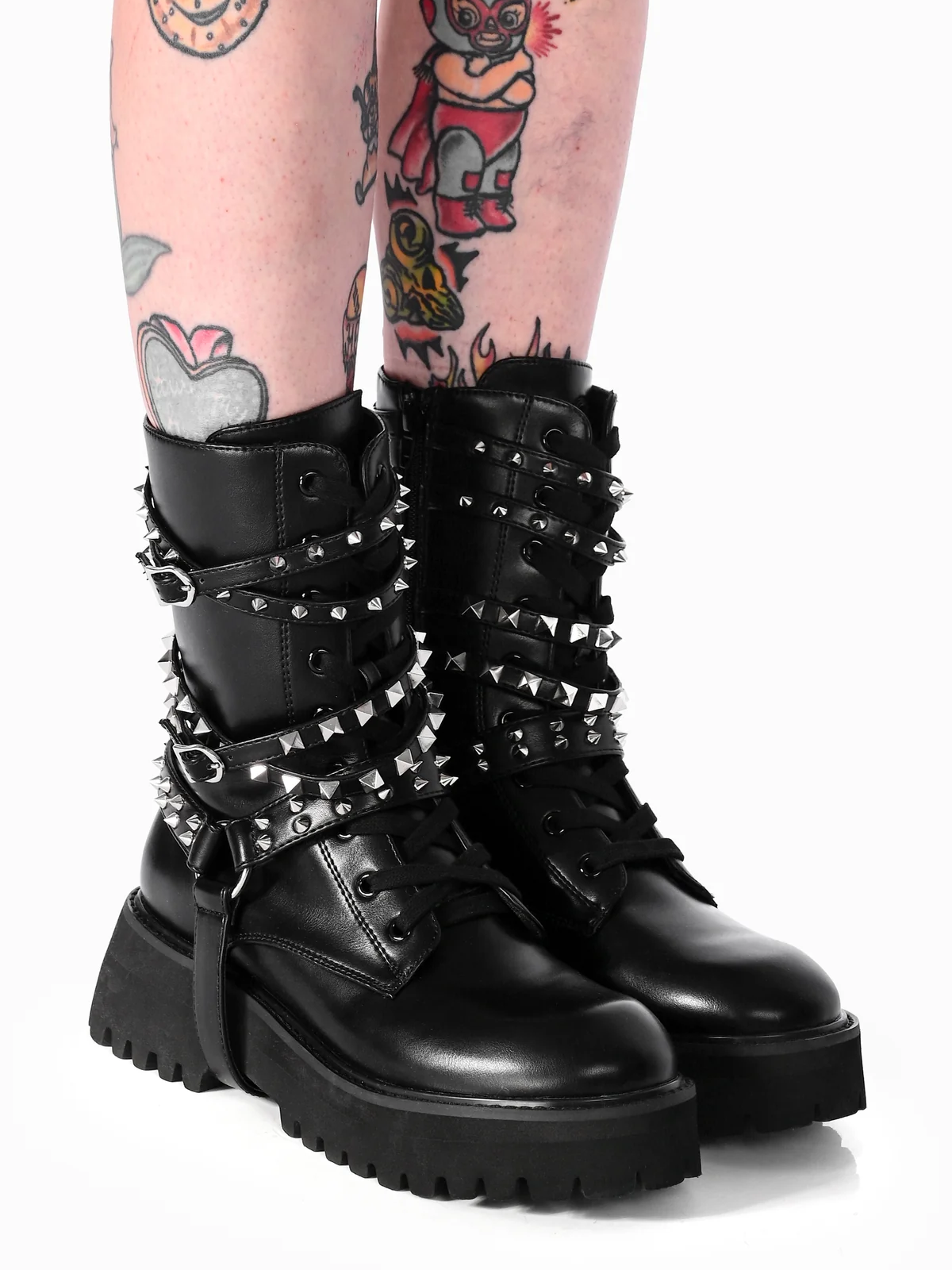 Brody Studded Boots FOXBLOOD - Die With Your Boots On