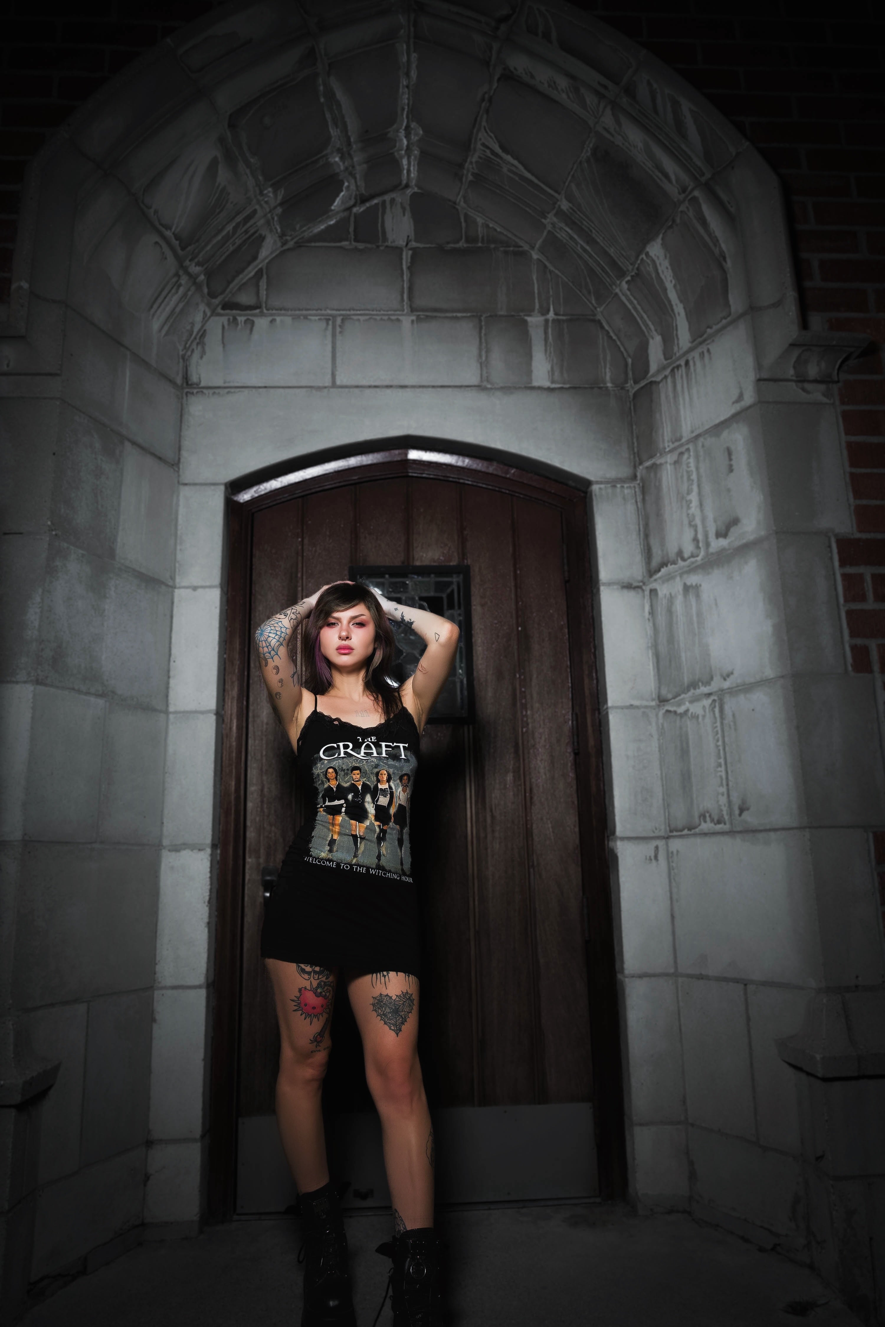 The Craft Lace Strap Dress (SHIPS FROM VERA'S EYECANDY, NOT AVAILABLE FOR PICKUP IN STORE) - Die With Your Boots On