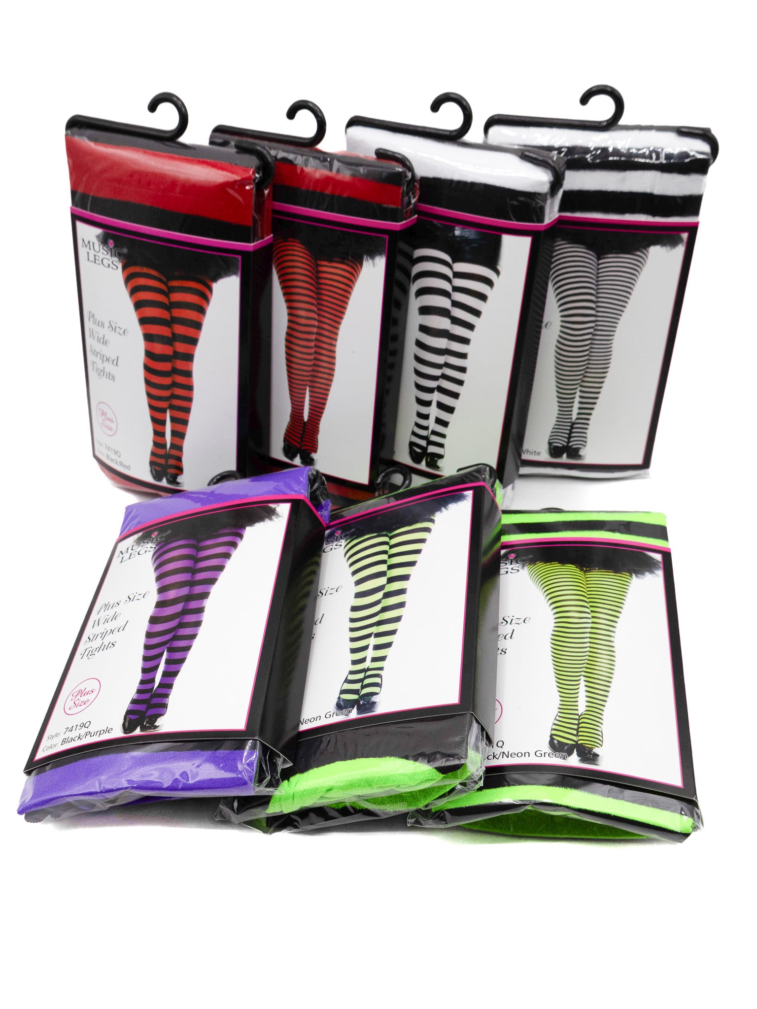Striped Tights PLUS - Die With Your Boots On
