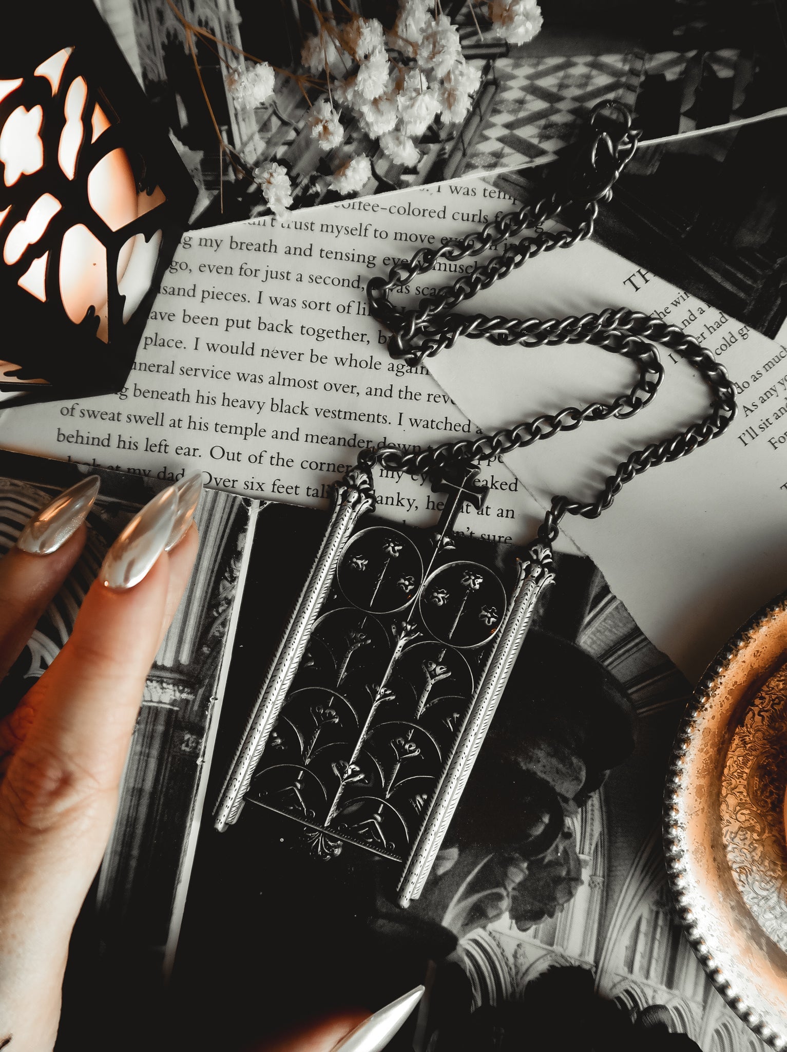 Rotunda Relic Necklace (SHIPS FROM THE PRETTY CULT, NOT AVAILABLE FOR PICKUP IN STORE) - Die With Your Boots On