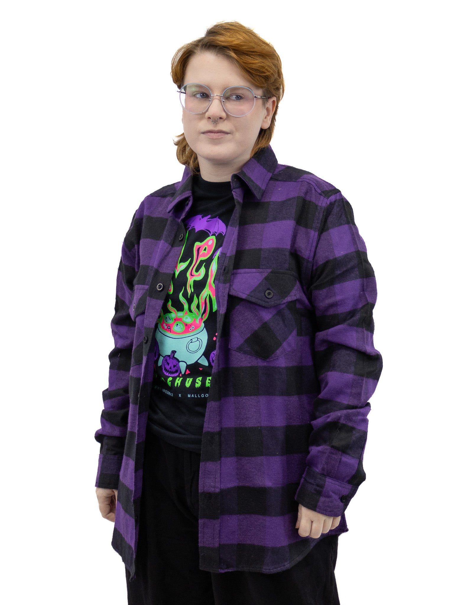 Lancaster Flannel- Purple - Die With Your Boots On