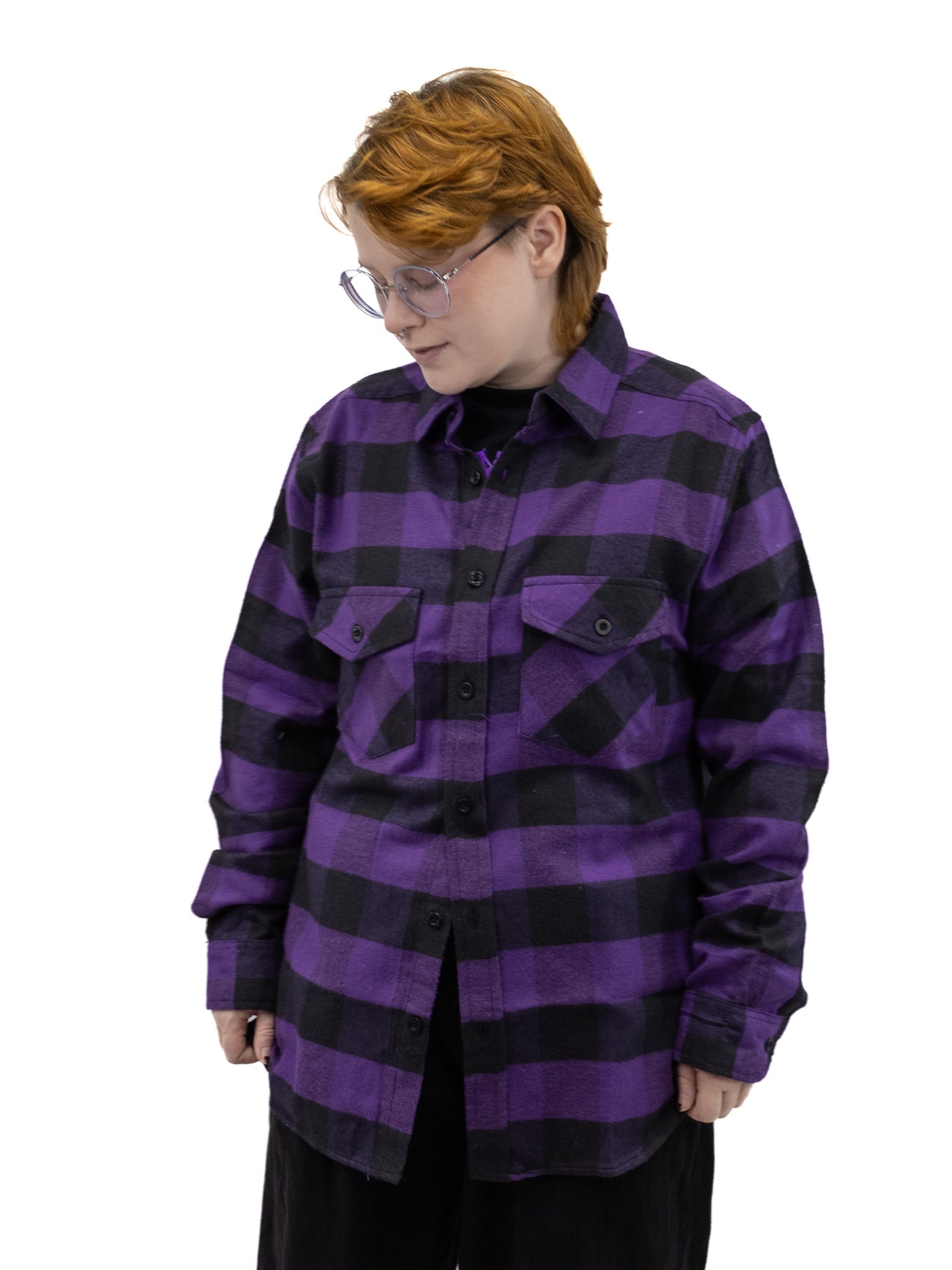 Lancaster Flannel- Purple - Die With Your Boots On
