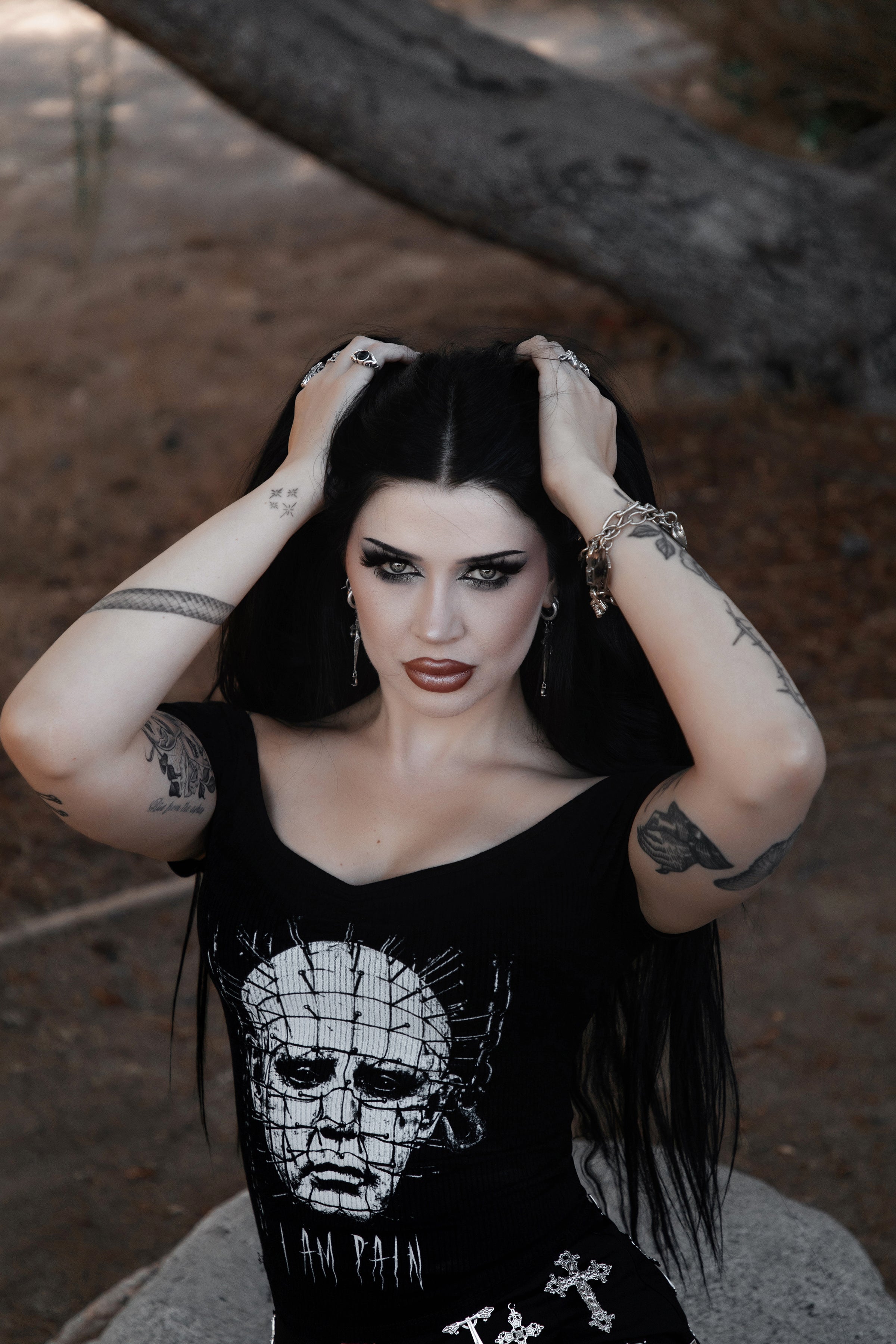 I am Pain Off Shoulder Top (SHIPS FROM VERA'S EYECANDY, NOT AVAILABLE FOR PICKUP IN STORE) - Die With Your Boots On