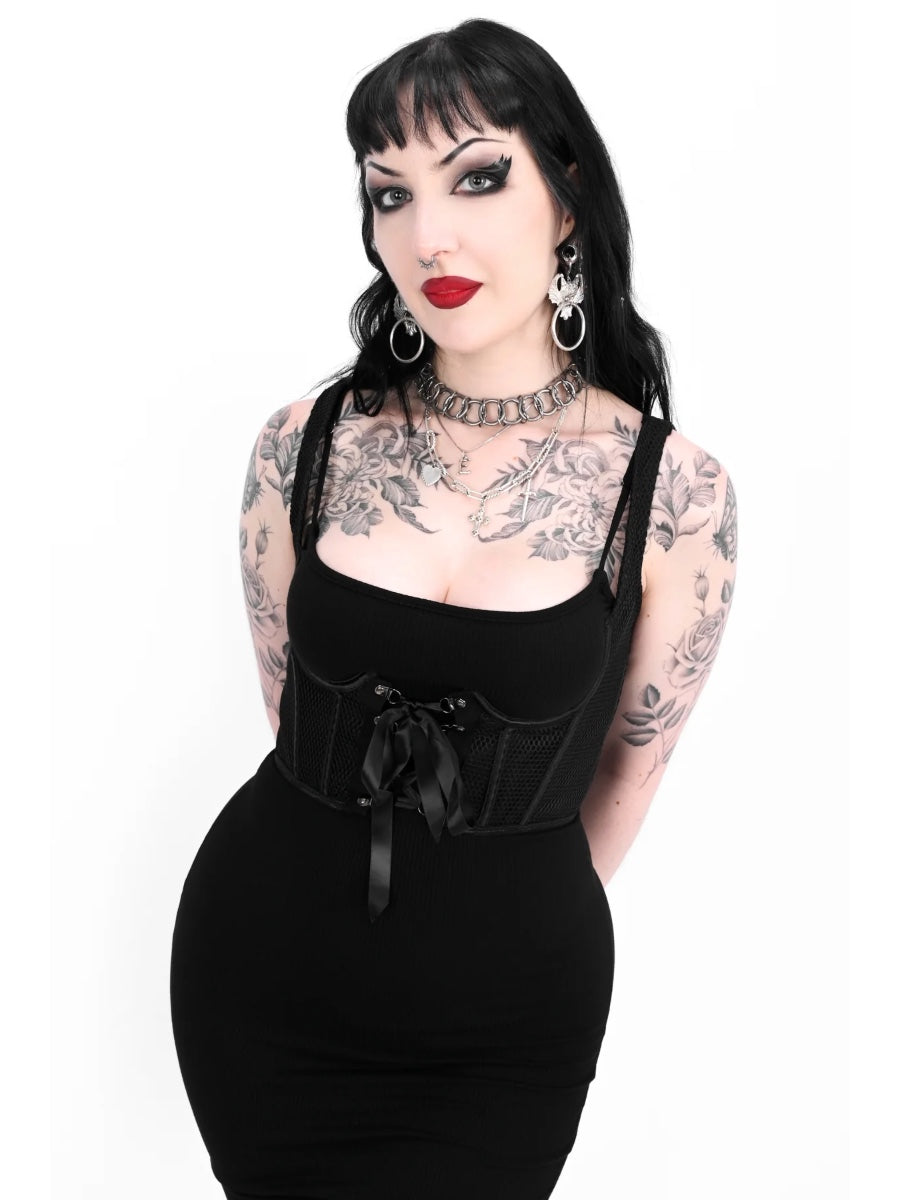 Fishnet Underbust Corset FOXBLOOD Fishnet Underbust Corset FOXBLOOD