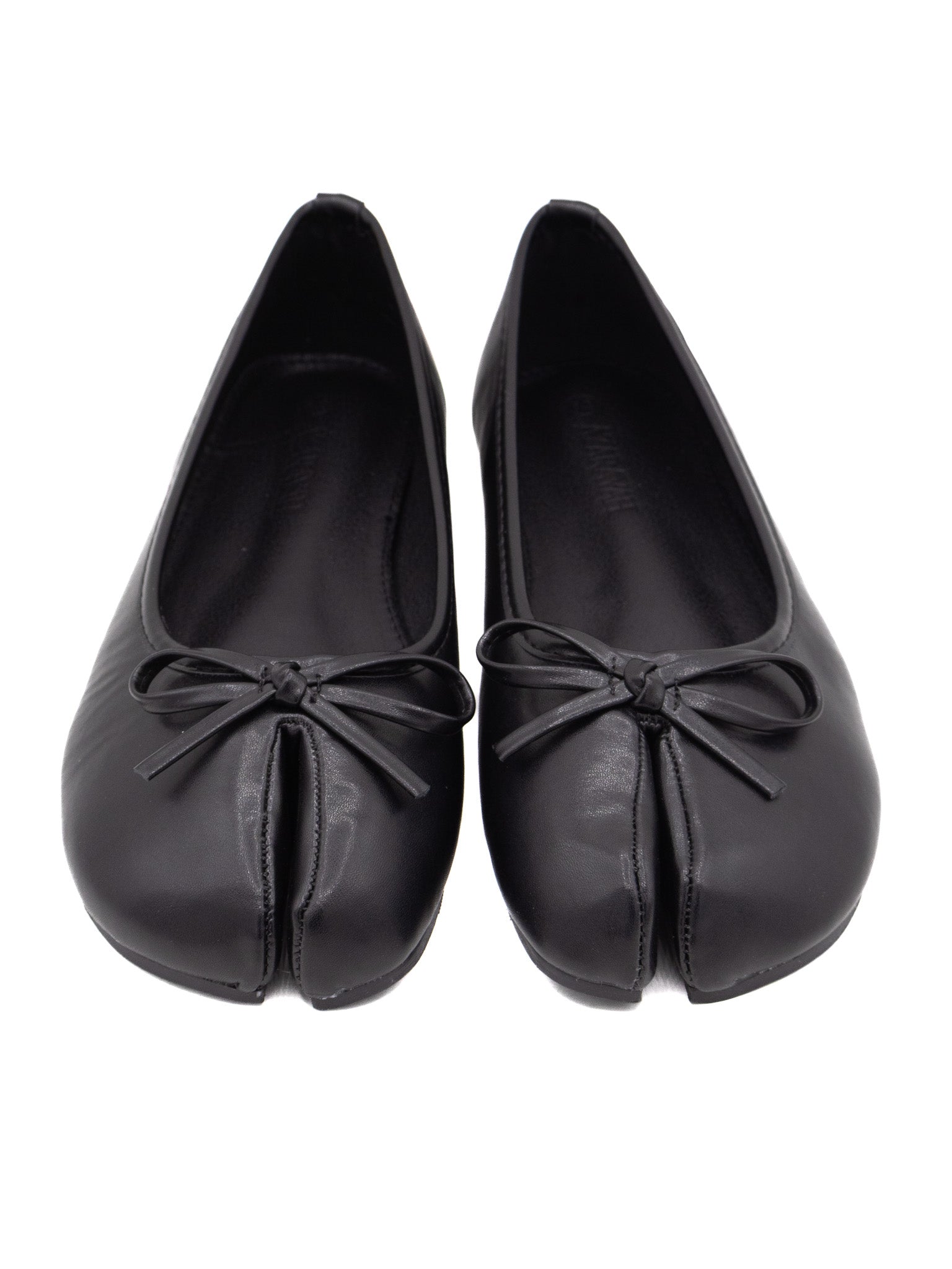 Krista Black Split-Toe Ballet Flats - Die With Your Boots On