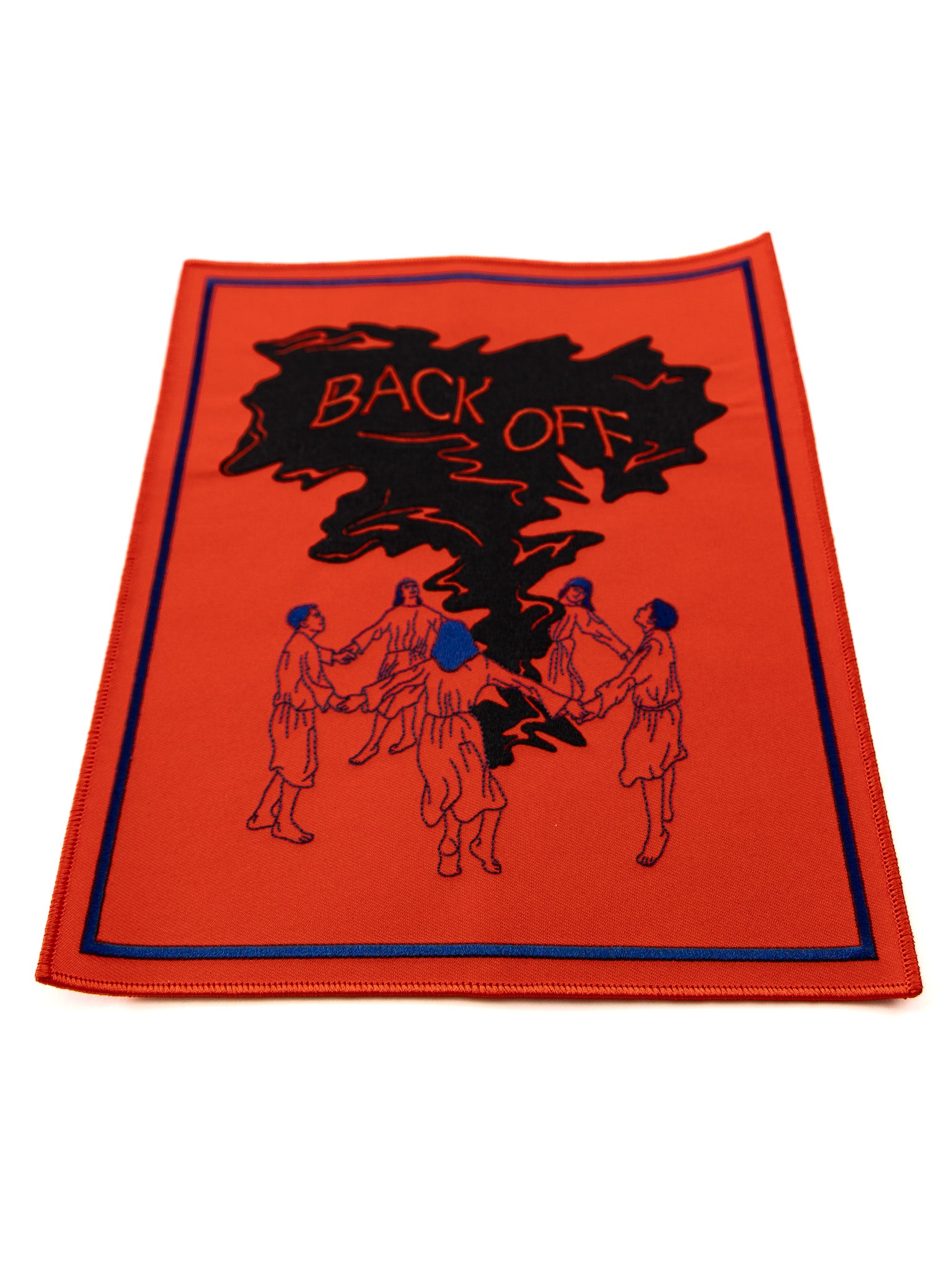 Back Off Embroidered Back Patch - Die With Your Boots On
