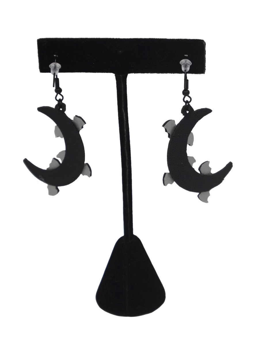 Nocturnal Bat Earrings HANDMADE - Die With Your Boots On
