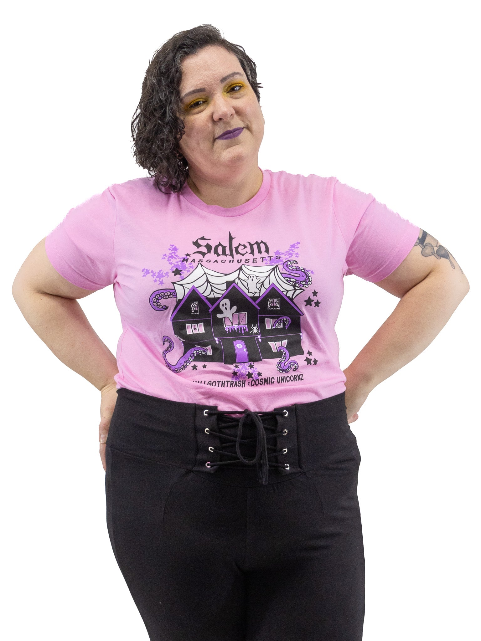Spooky Witch House T-Shirt - Die With Your Boots On