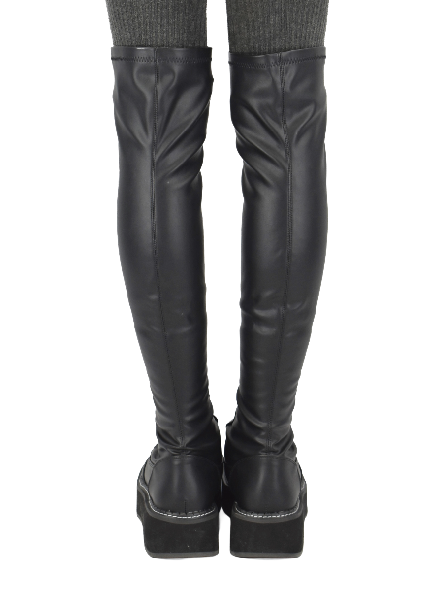 Tank Girl Thigh High Boot DEMONIA - Die With Your Boots On