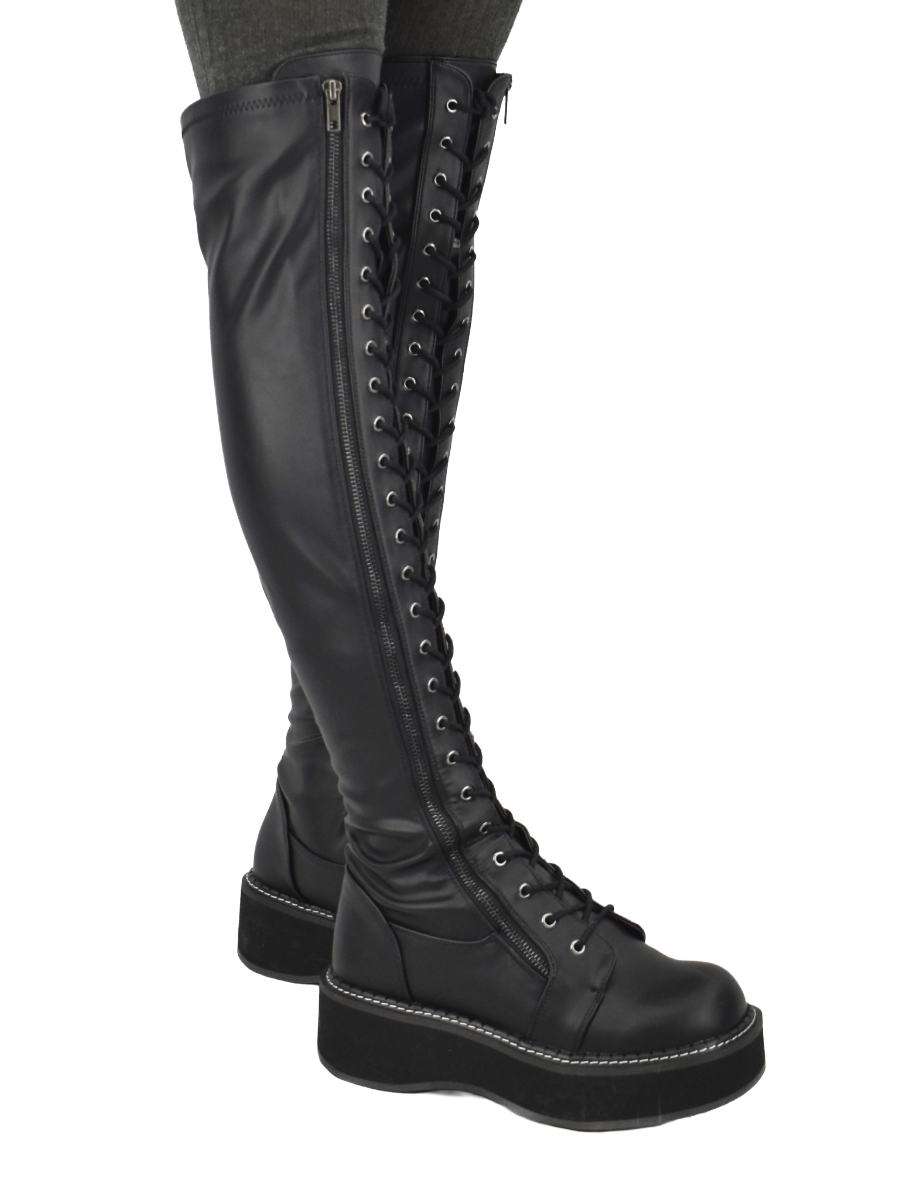 Tank Girl Thigh High Boot DEMONIA - Die With Your Boots On
