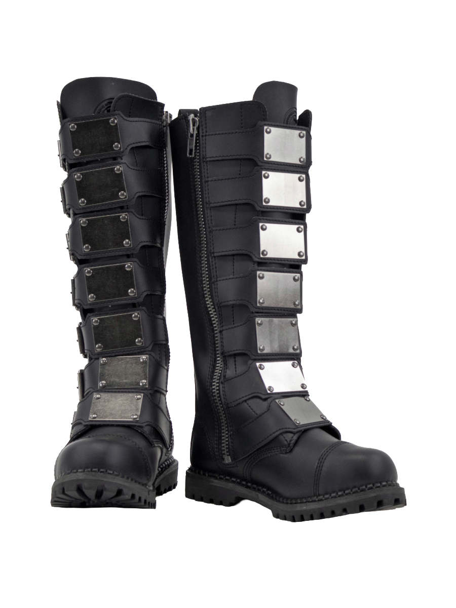 Demon Within Buckle Combat Boot DEMONIA - Die With Your Boots On