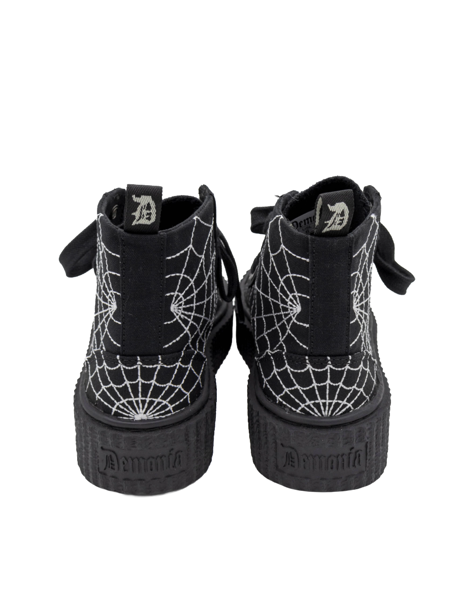 Webslinger Creeper High Tops DEMONIA - Die With Your Boots On