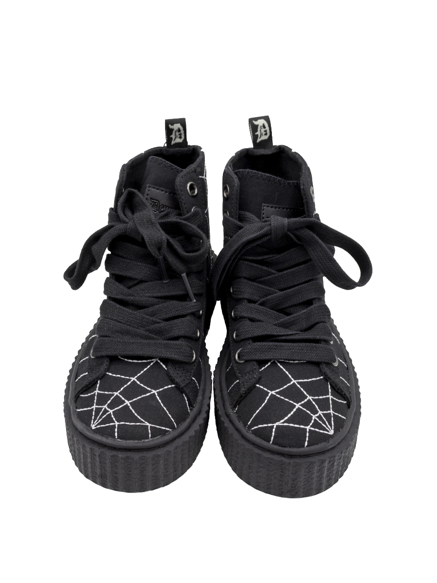 Webslinger Creeper High Tops DEMONIA - Die With Your Boots On
