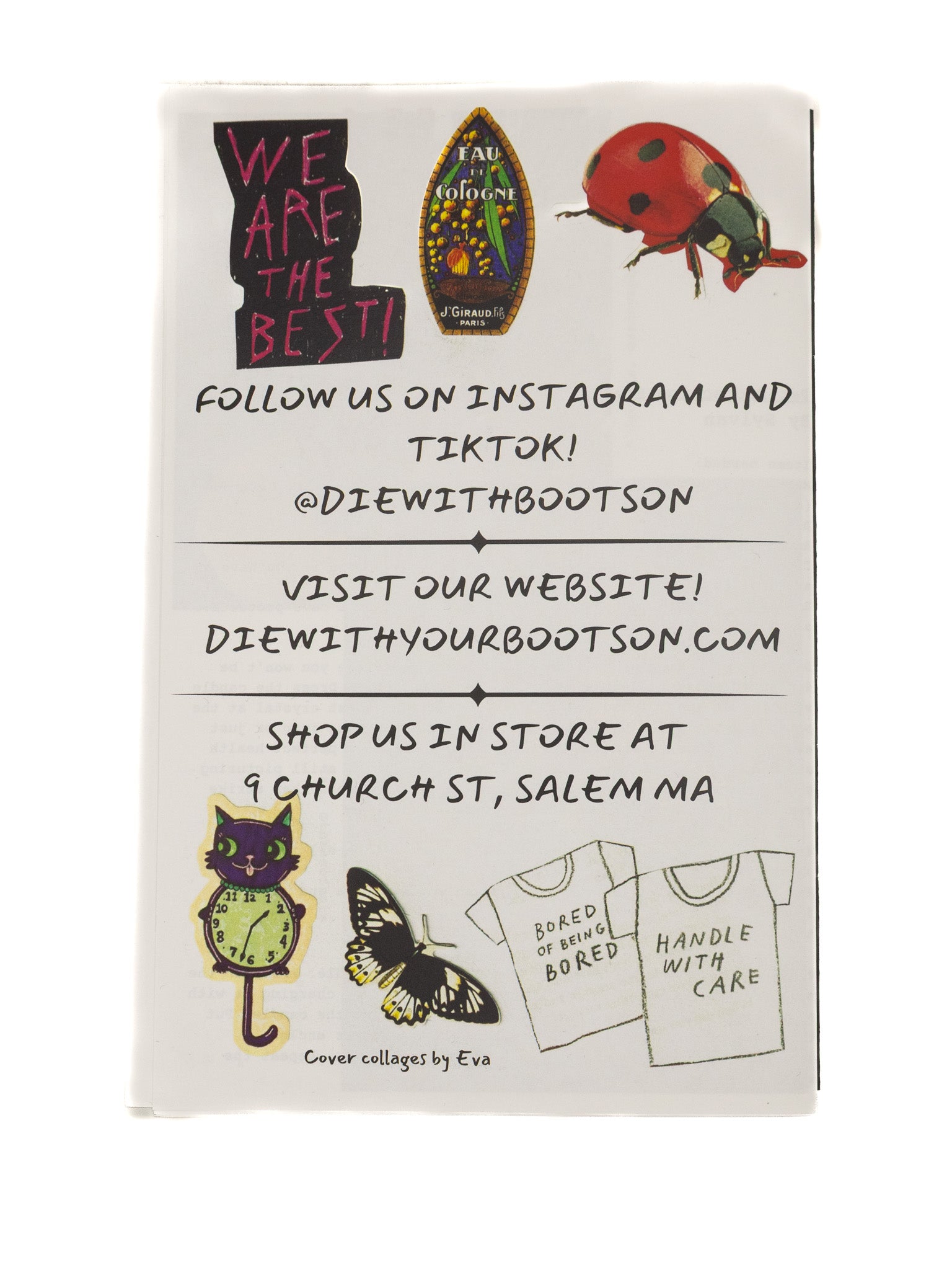 DWYBO Staff Zine Vol. 2 - Die With Your Boots On