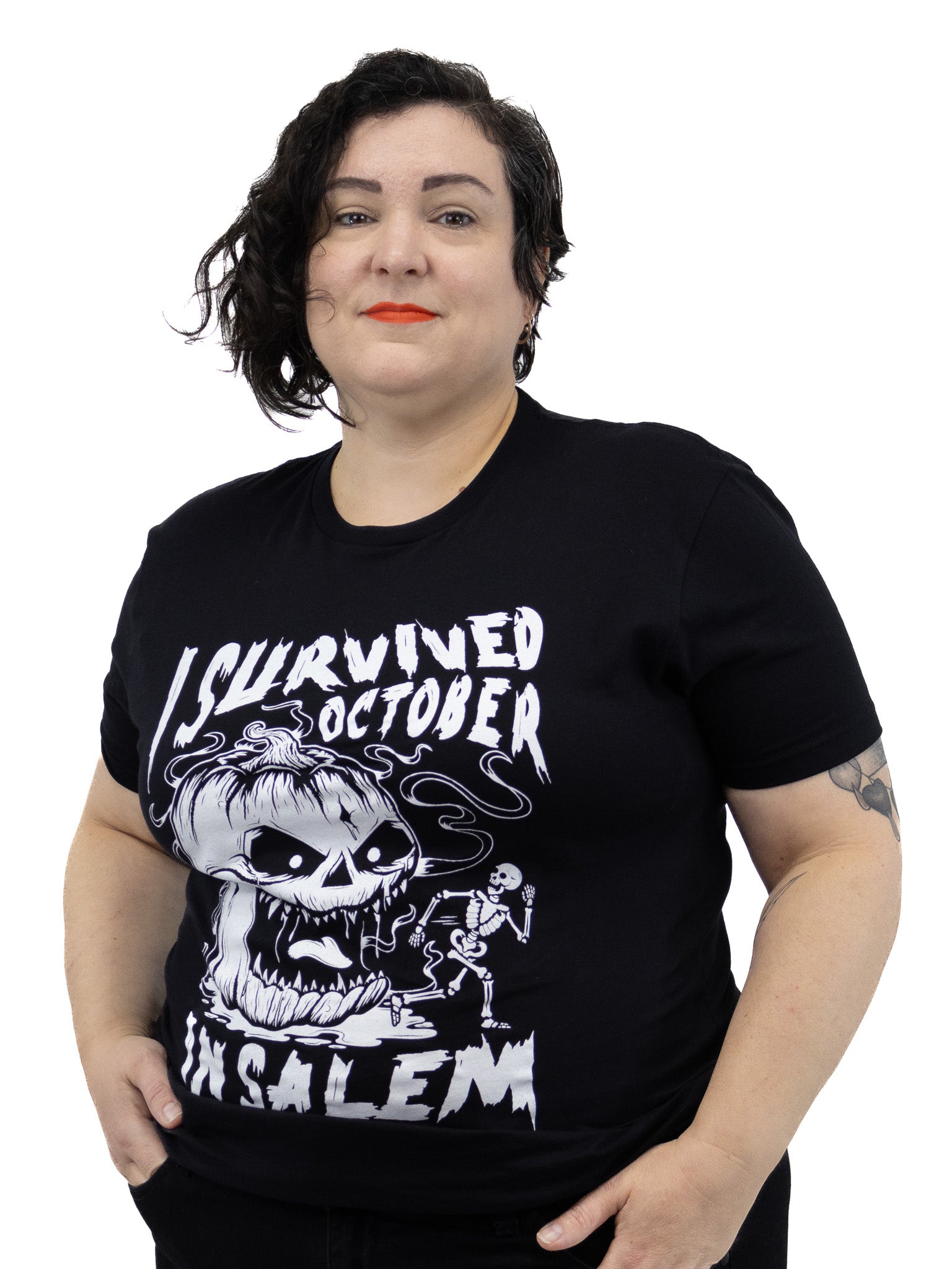 I Survived October in Salem T-Shirt - Die With Your Boots On