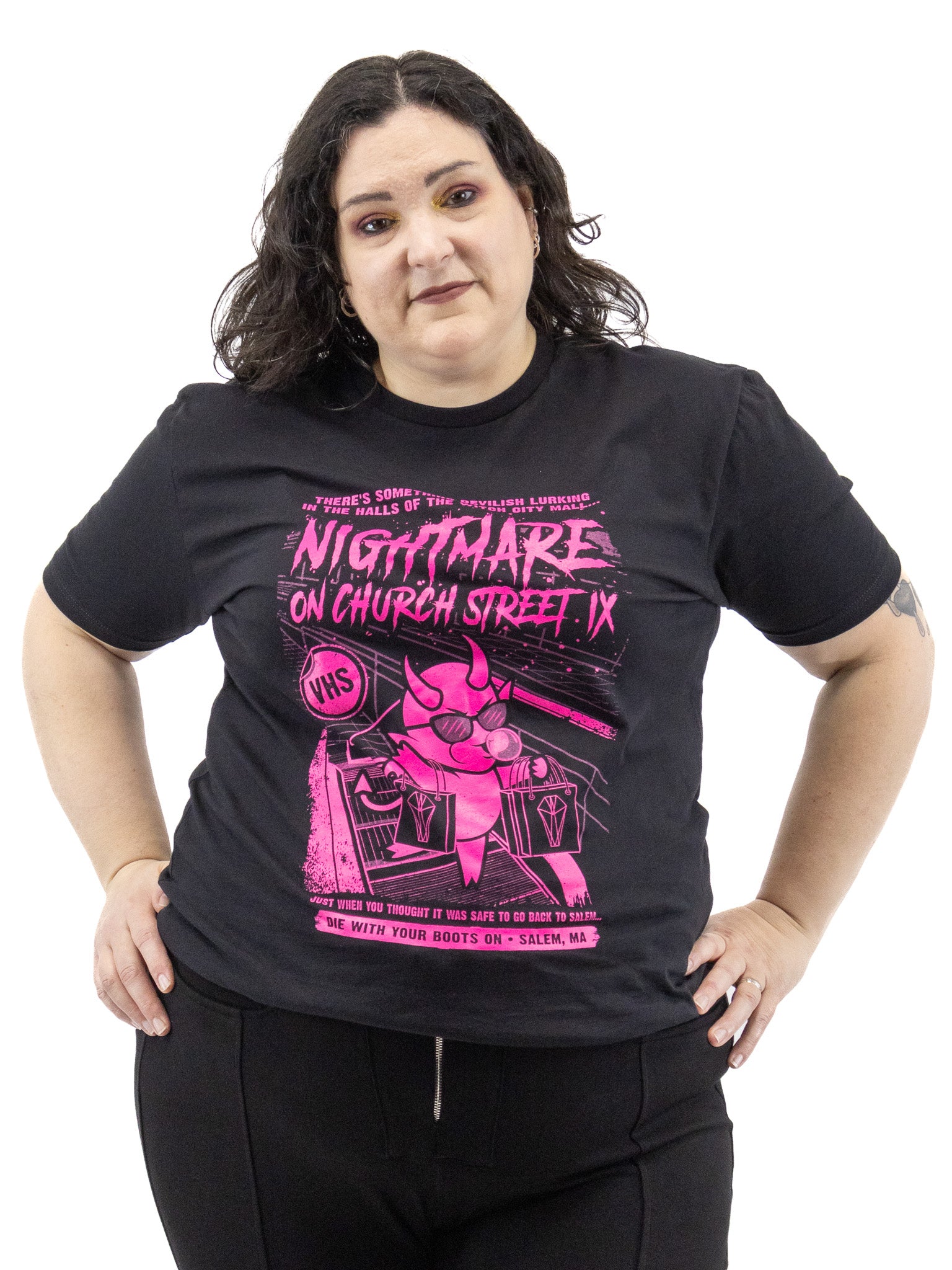 Nightmare on Church St VHS T-Shirt - Die With Your Boots On