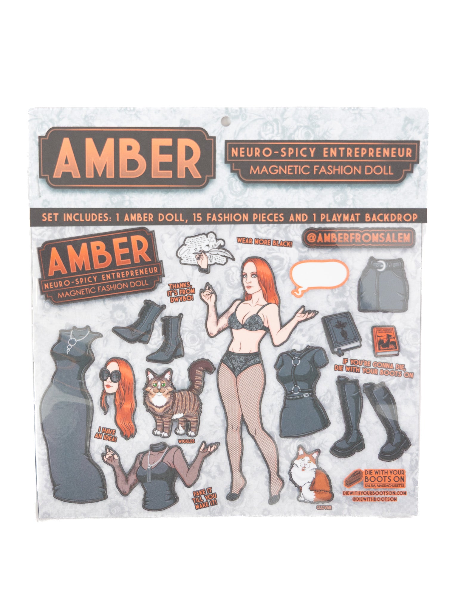 Amber Magnetic Fashion Doll (FREE SHIPPING!) RESTOCKED!! - Die With Your Boots On