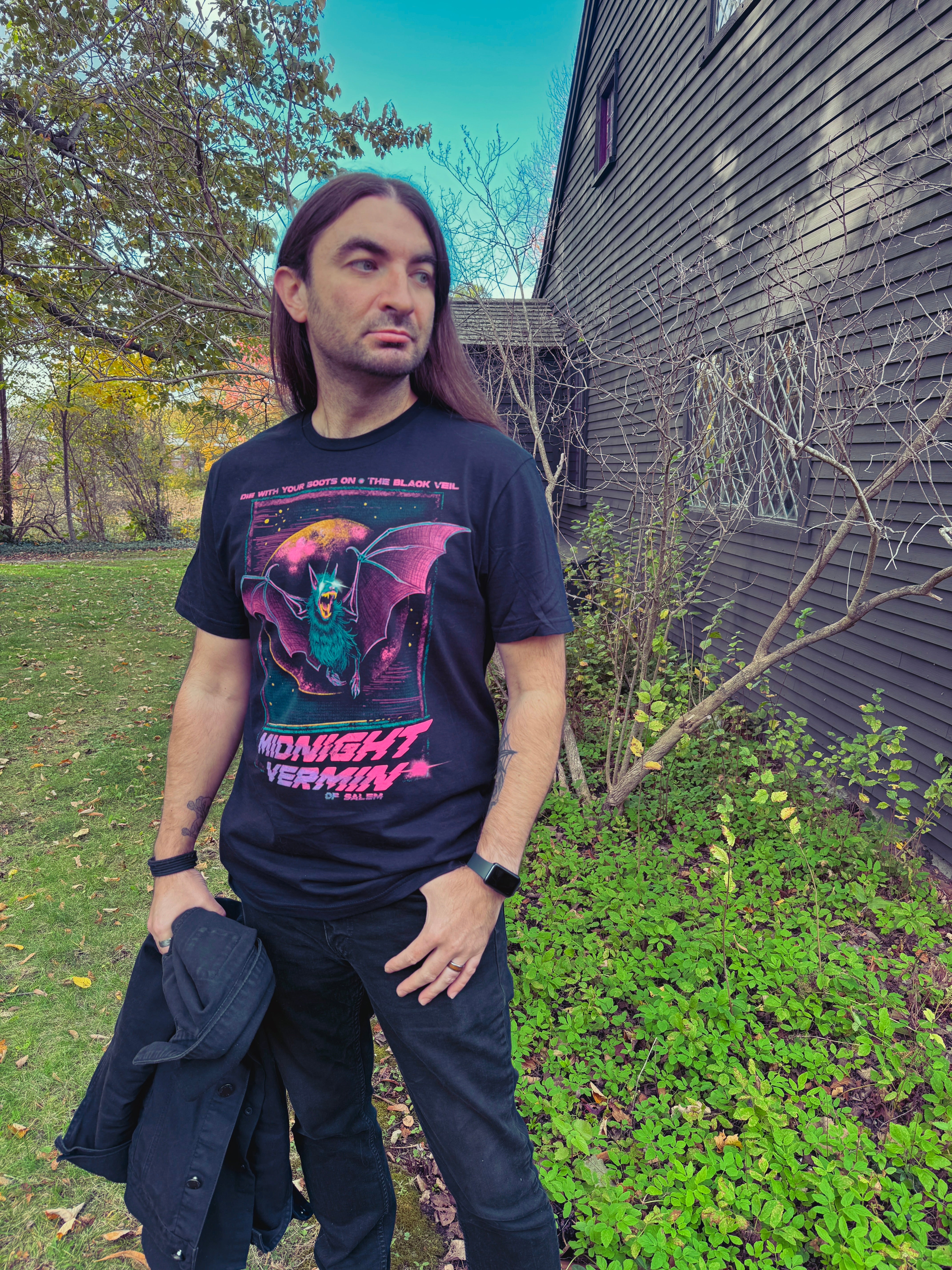 Midnight Vermin of Salem T-shirt - THE BLACK VEIL Collab - Die With Your Boots On