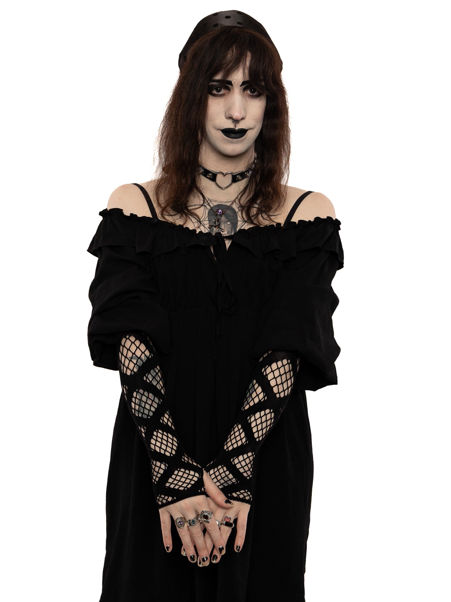 Fishnet Wrap Armwarmers - Die With Your Boots On