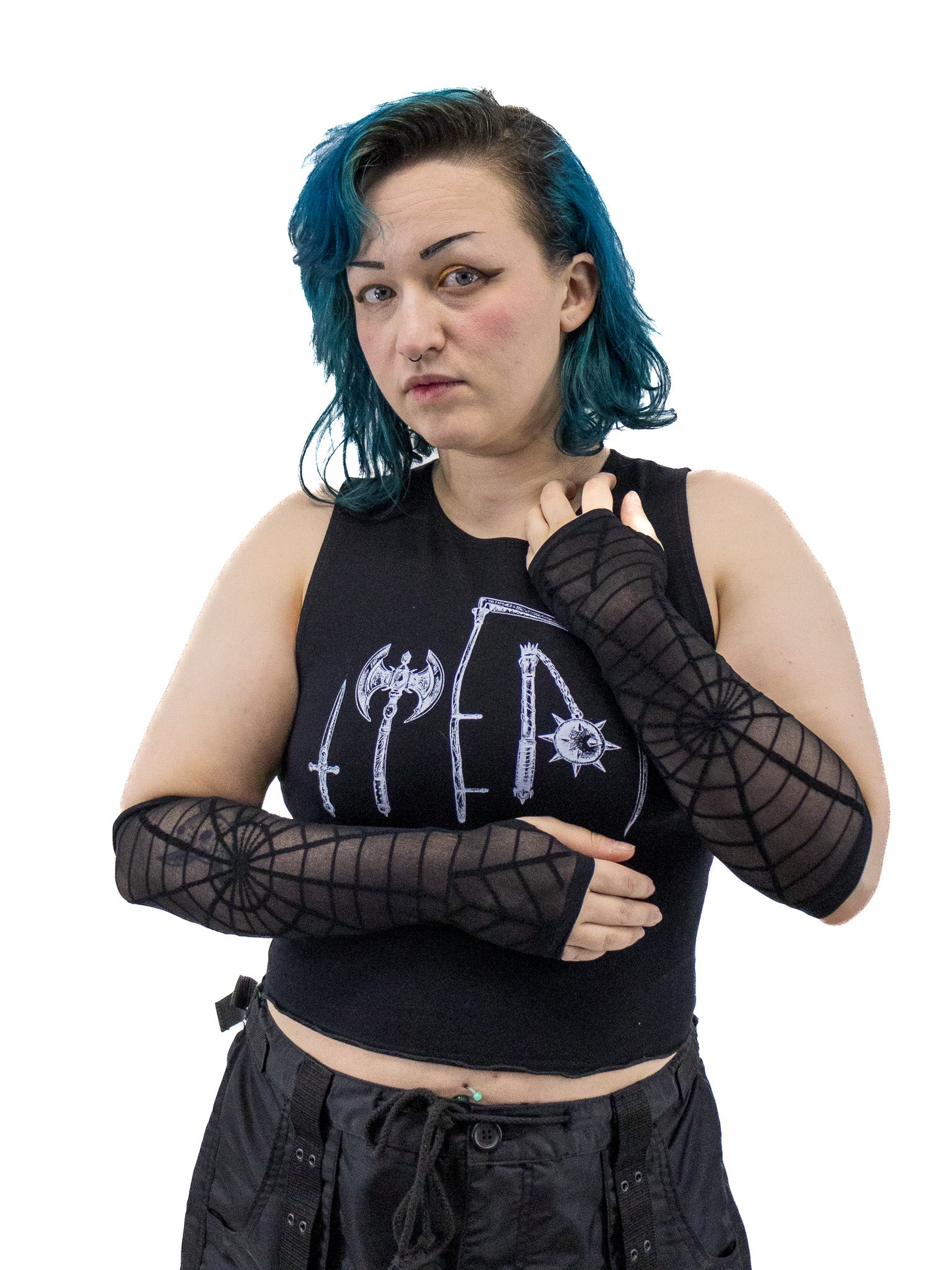 Spiderweb Armwarmers RESTOCKED! - Die With Your Boots On