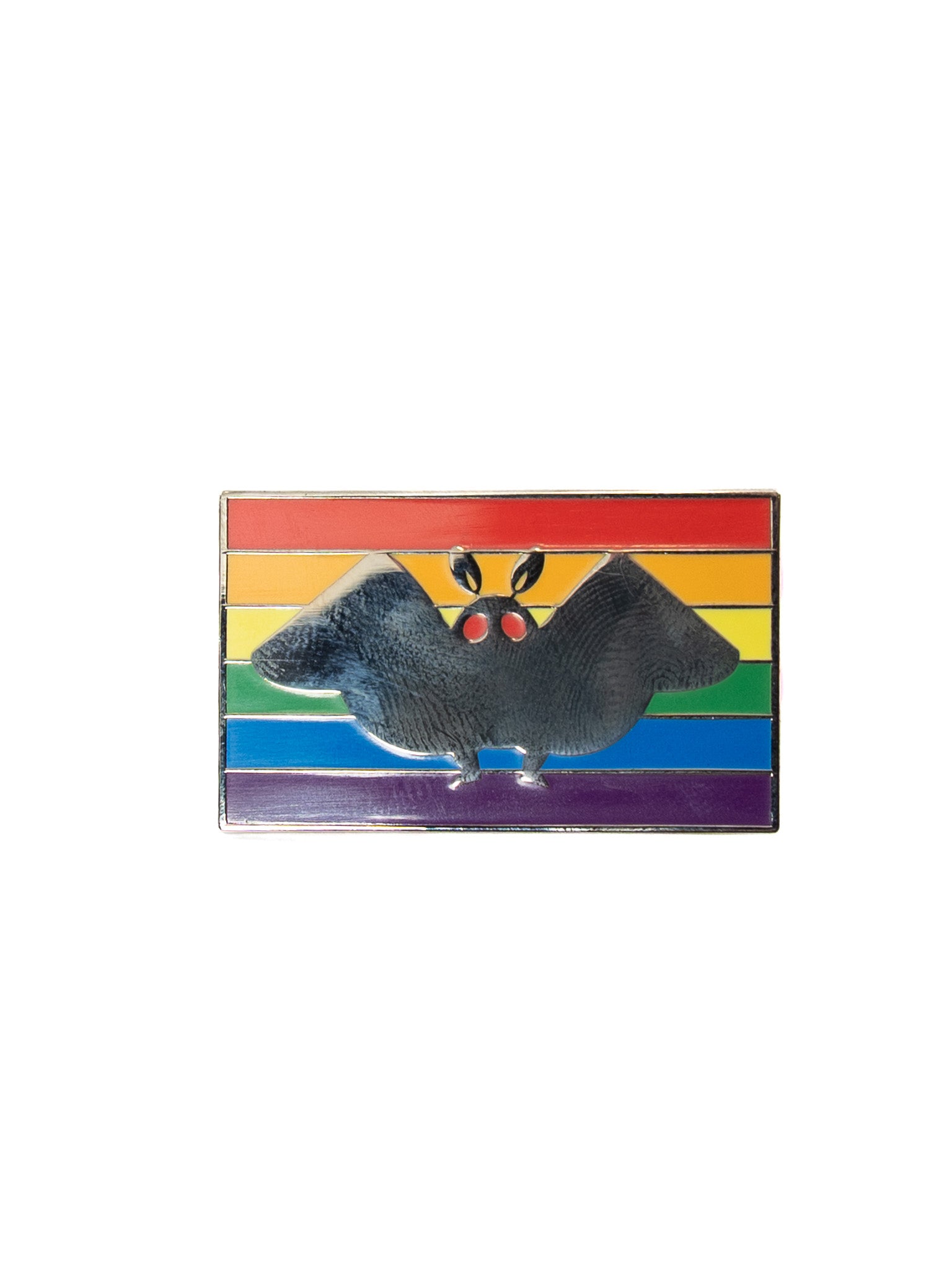 Mothman Pride Enamel Pin - Die With Your Boots On