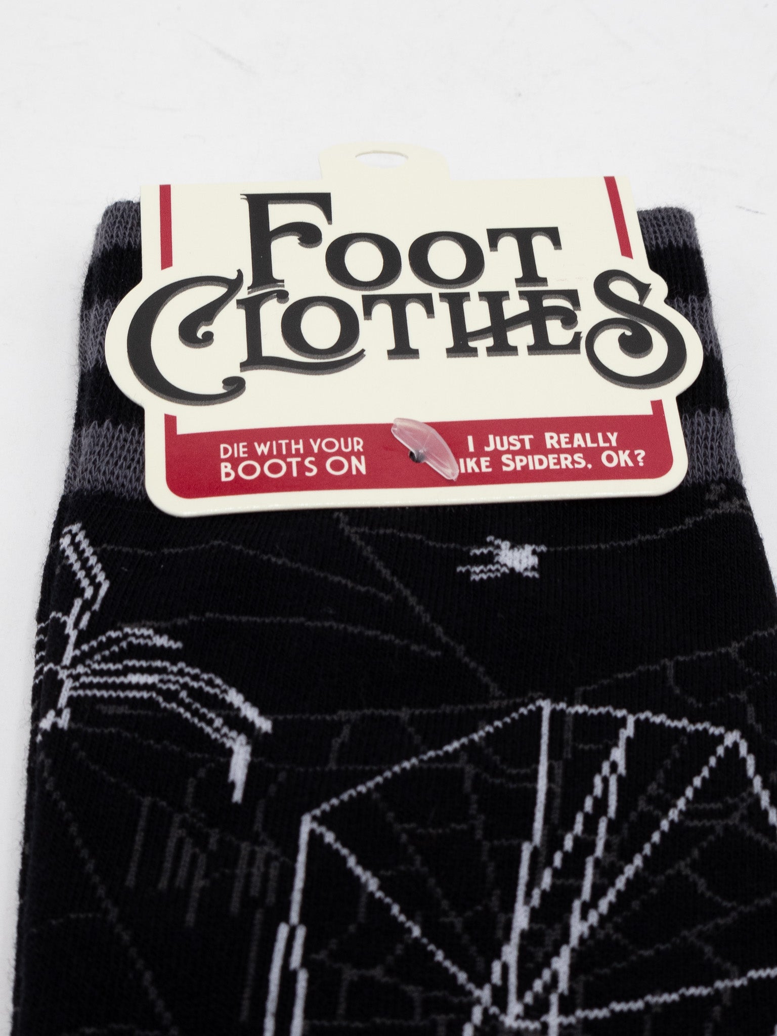I Really Like Spiders Socks DWYBO x Footclothes - Die With Your Boots On