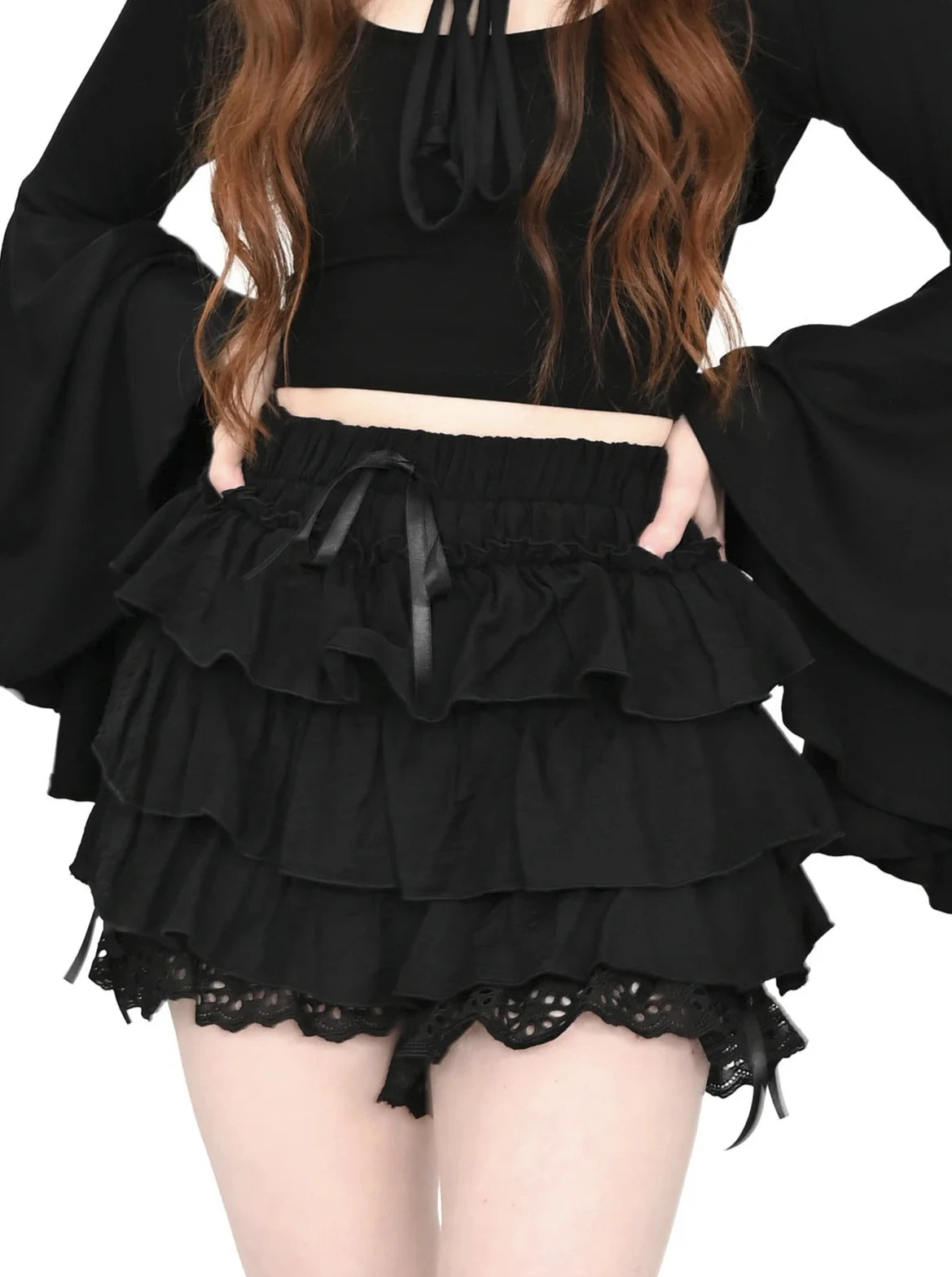 Black Ruffle Bloomers FOXBLOOD RESTOCKED! - Die With Your Boots On