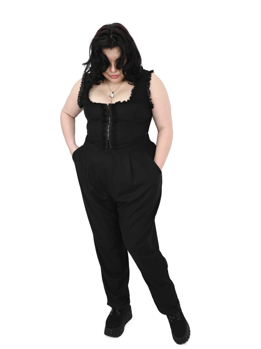 Tapered Culotte Pants FOXBLOOD - Die With Your Boots On