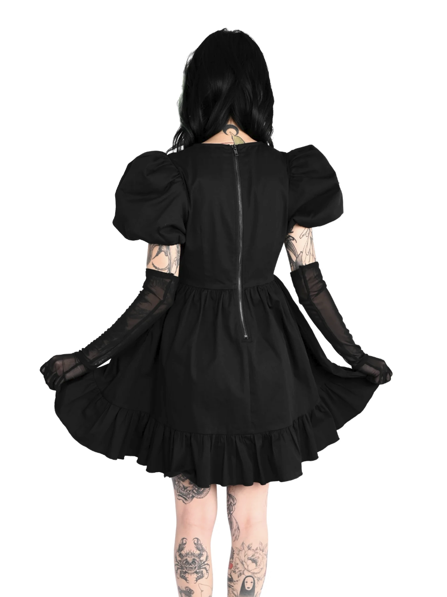 Abby Puff Sleeve Dress FOXBLOOD - Die With Your Boots On