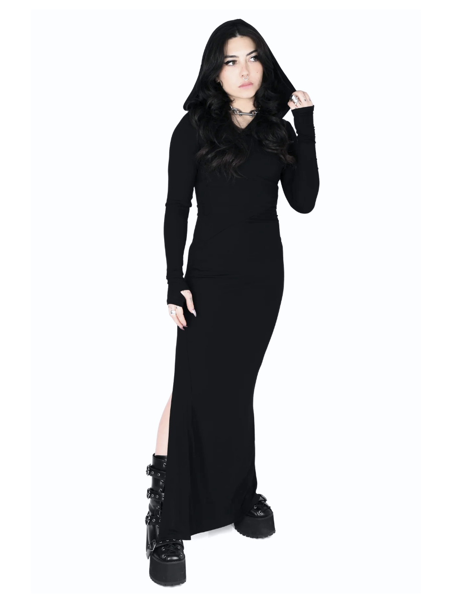 Leona Hooded Dress FOXBLOOD - Die With Your Boots On