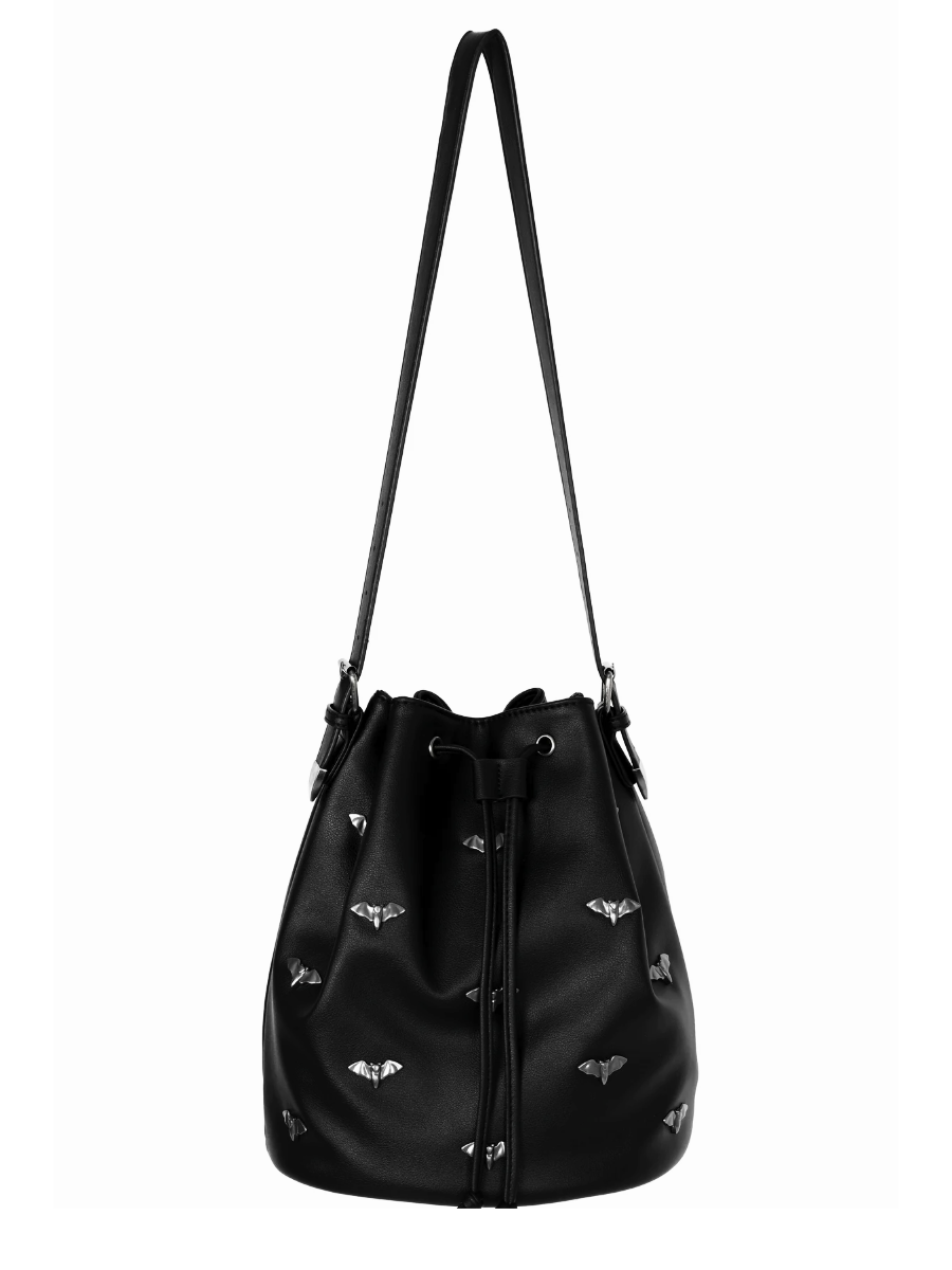Bat Studded Bucket Bag FOXBLOOD - Die With Your Boots On