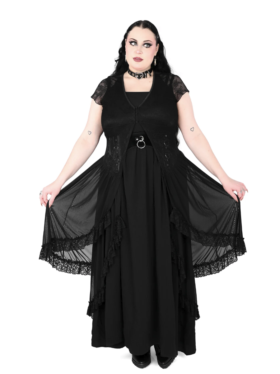 Maria Short Sleeve Duster FOXBLOOD - Die With Your Boots On