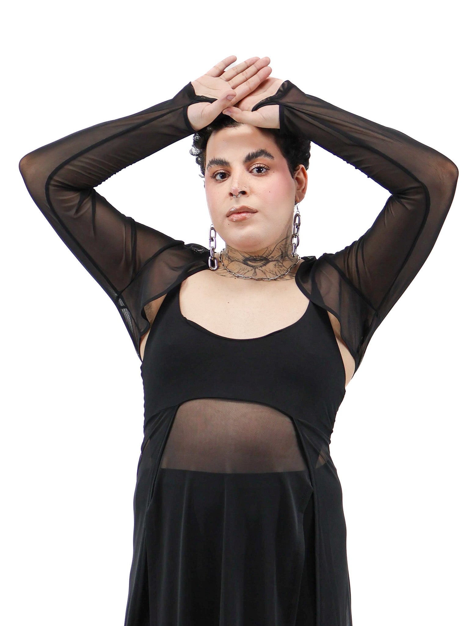 Signature Mesh Thumbhole Bolero FOXBLOOD - Die With Your Boots On