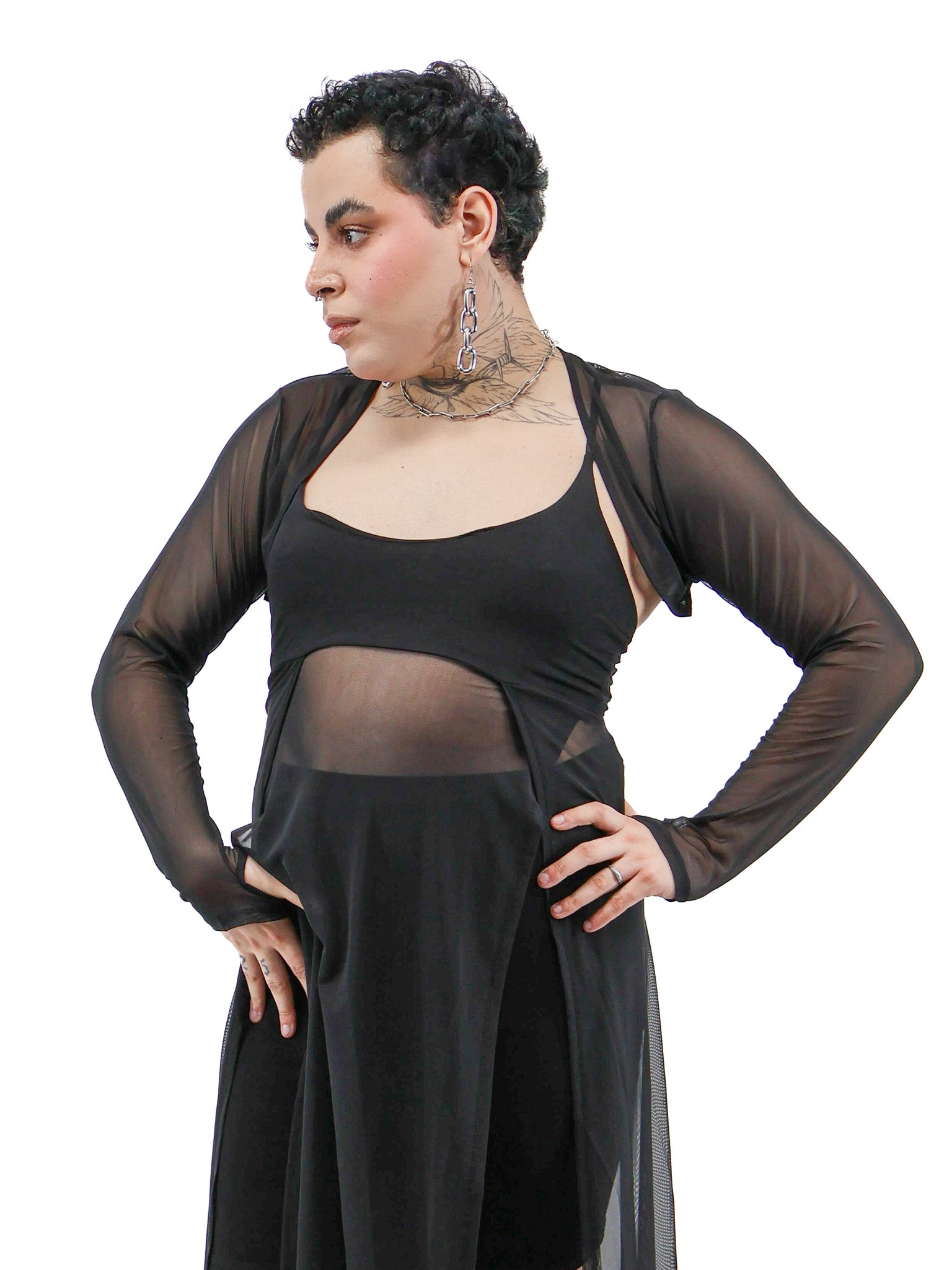 Signature Mesh Thumbhole Bolero FOXBLOOD - Die With Your Boots On