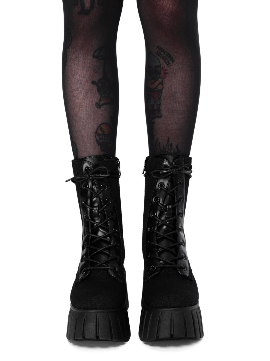 Max Platform Boots- Canvas FOXBLOOD - Die With Your Boots On
