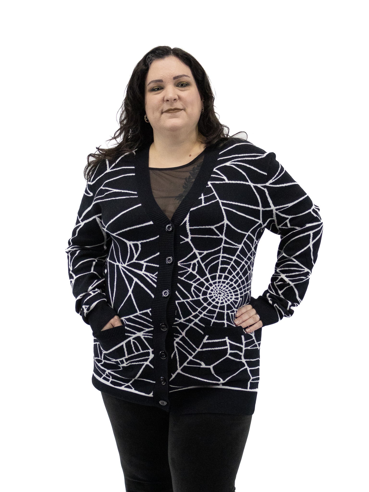 Cobwebs Cardigan FOXBLOOD - Die With Your Boots On