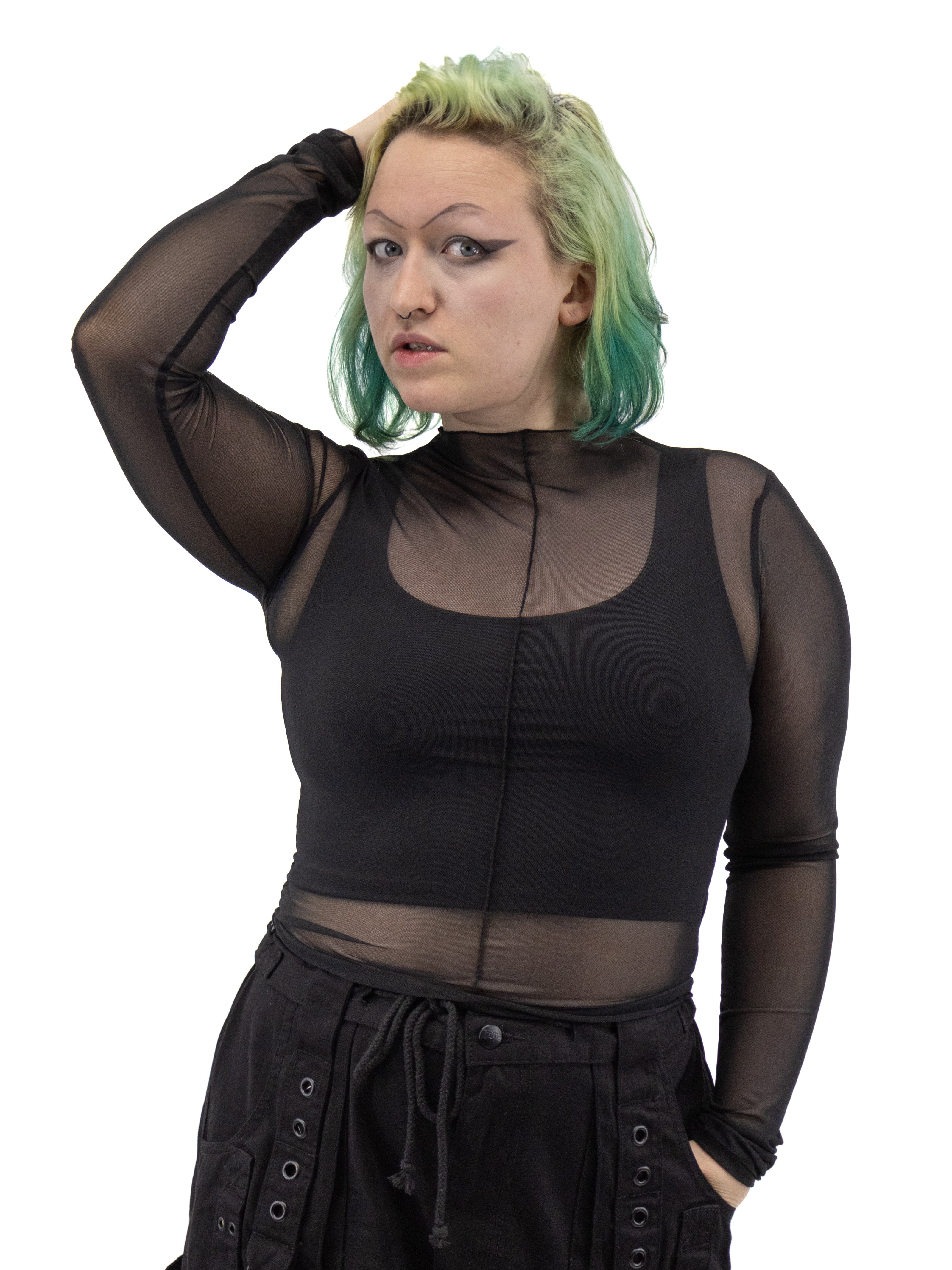 Autopsy Mesh Long Sleeve Top FOXBLOOD - Die With Your Boots On