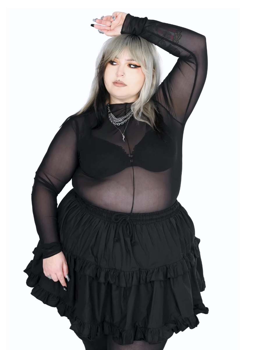 Autopsy Mesh Long Sleeve Top FOXBLOOD - Die With Your Boots On
