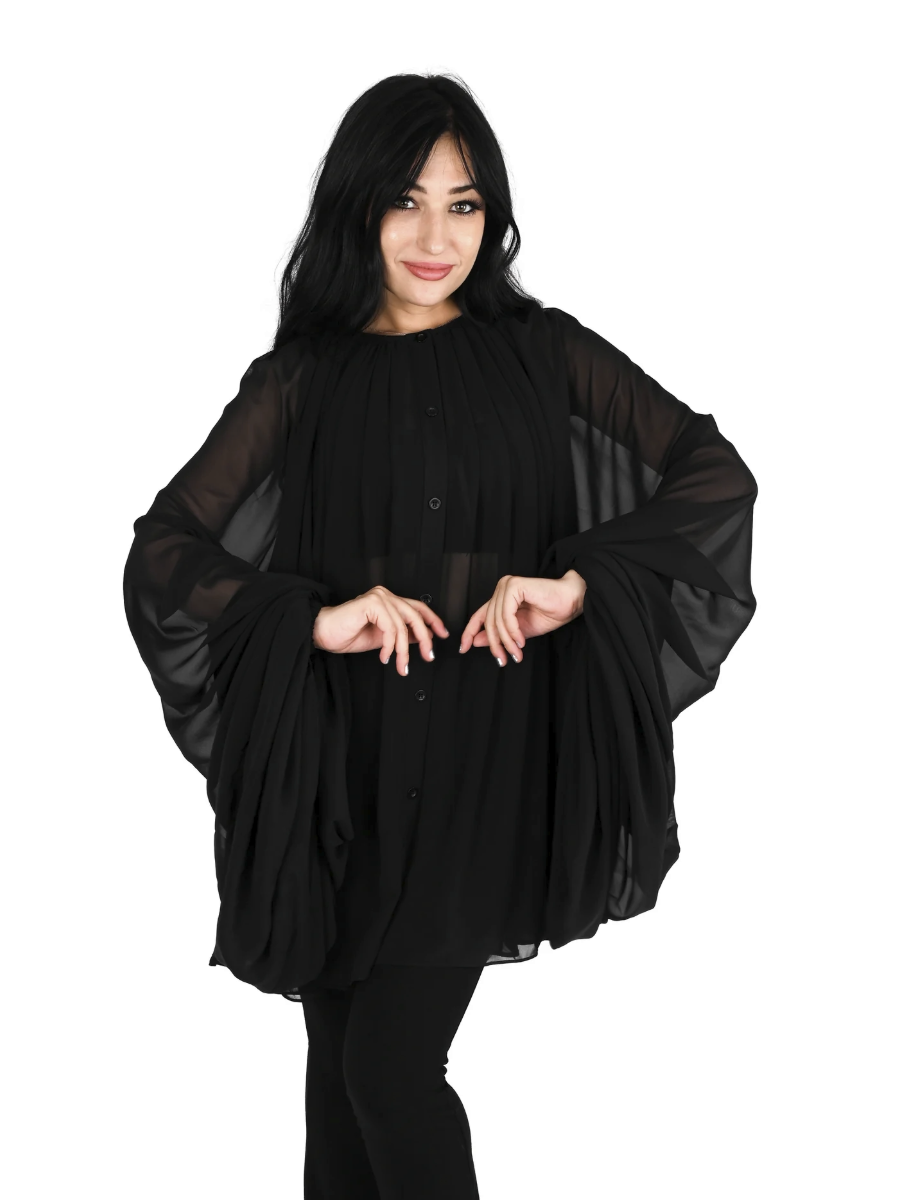 Oversized Button Up Tunic FOXBLOOD - Die With Your Boots On
