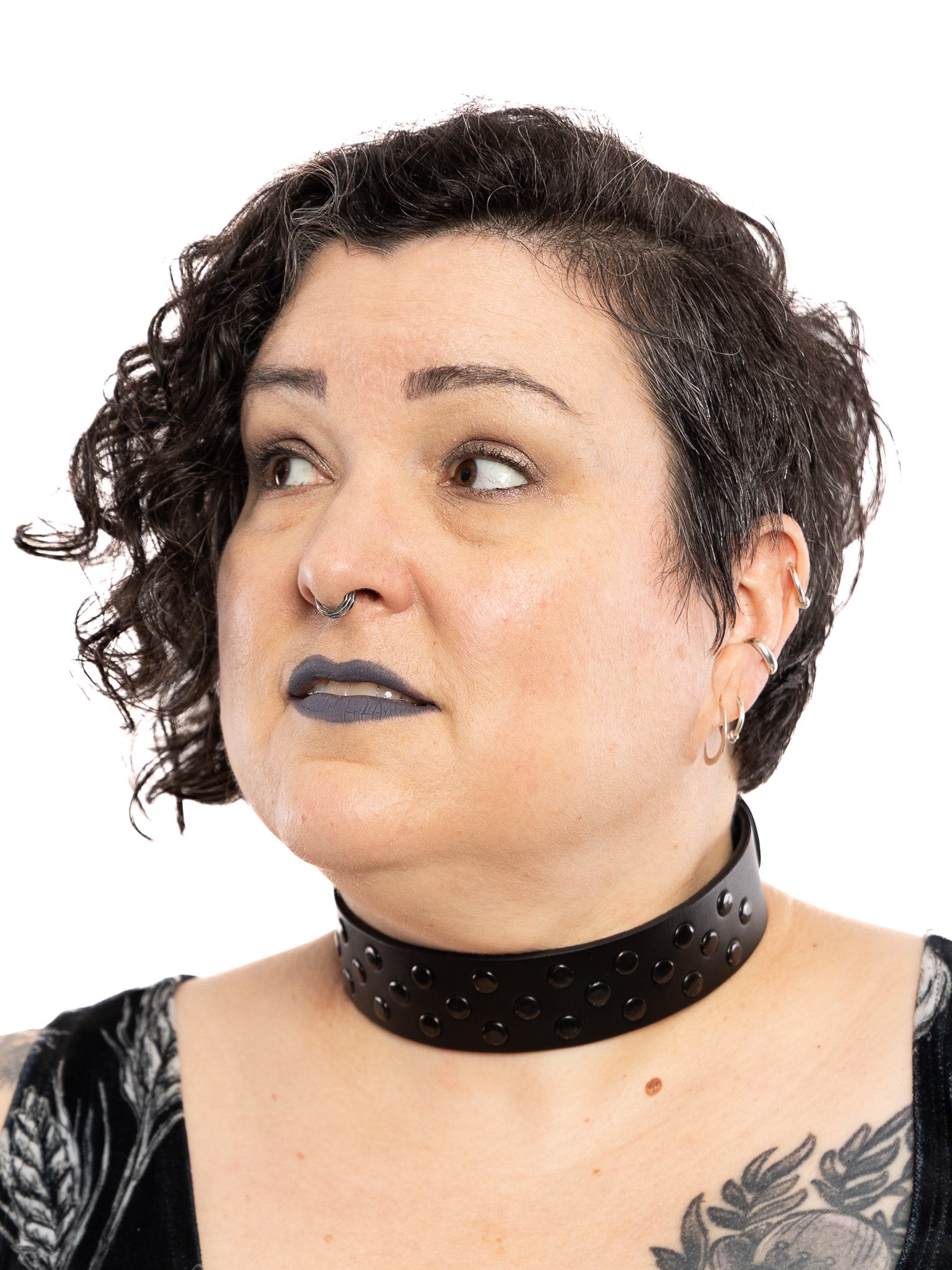 Nailhead Studded Choker - Die With Your Boots On
