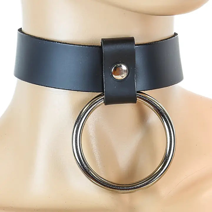 Chrome Ring Choker - Die With Your Boots On