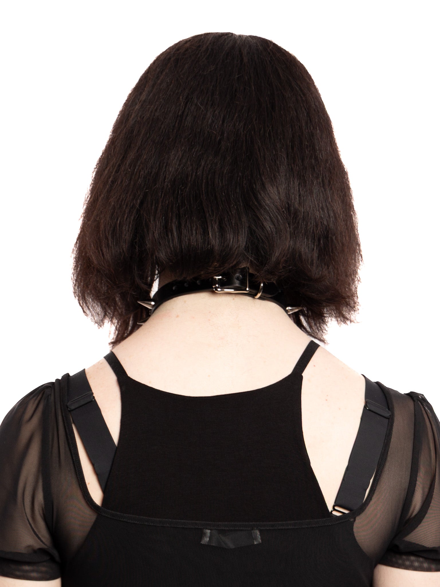 Silver Heart Spiked Choker - Die With Your Boots On